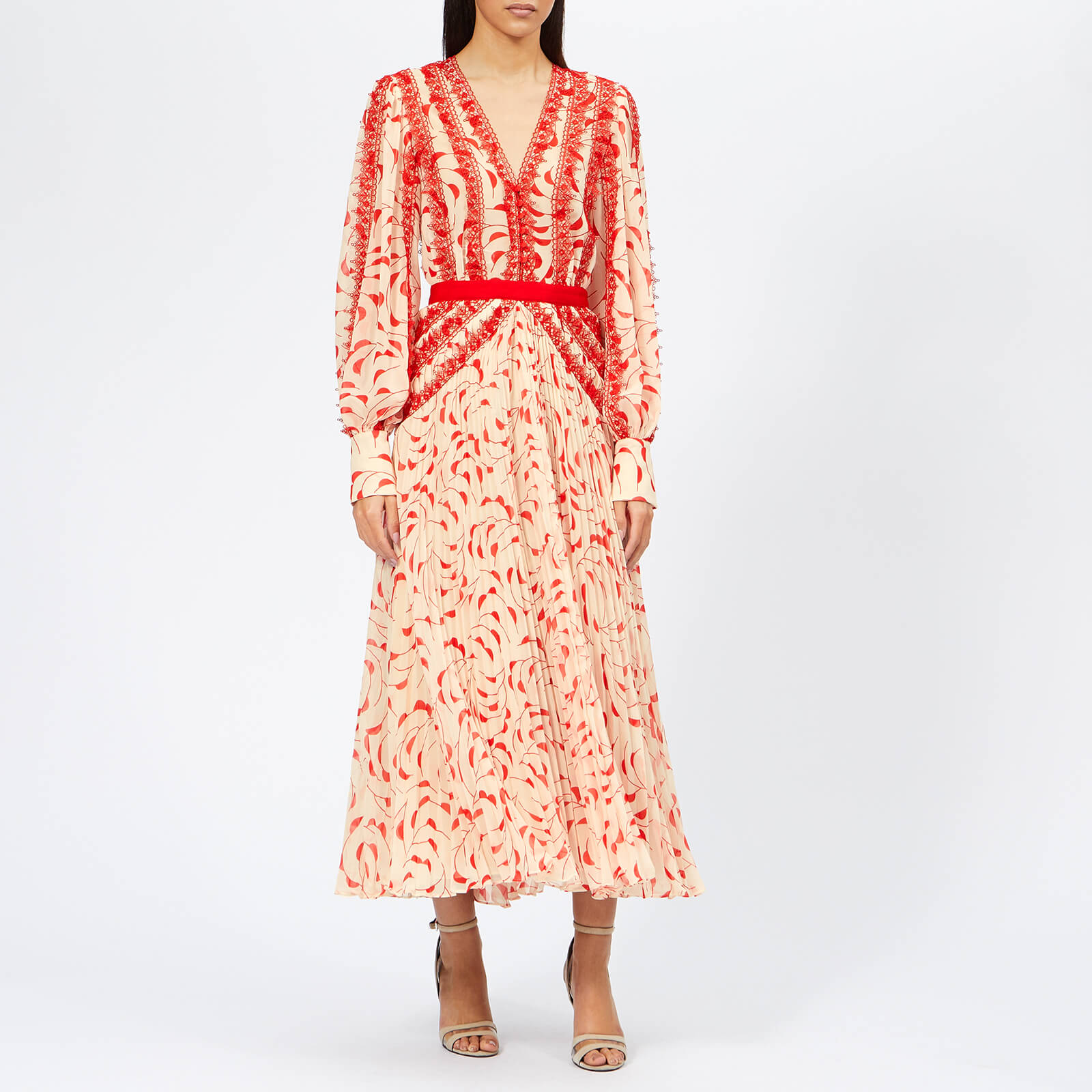 Self portrait crescent midi dress store
