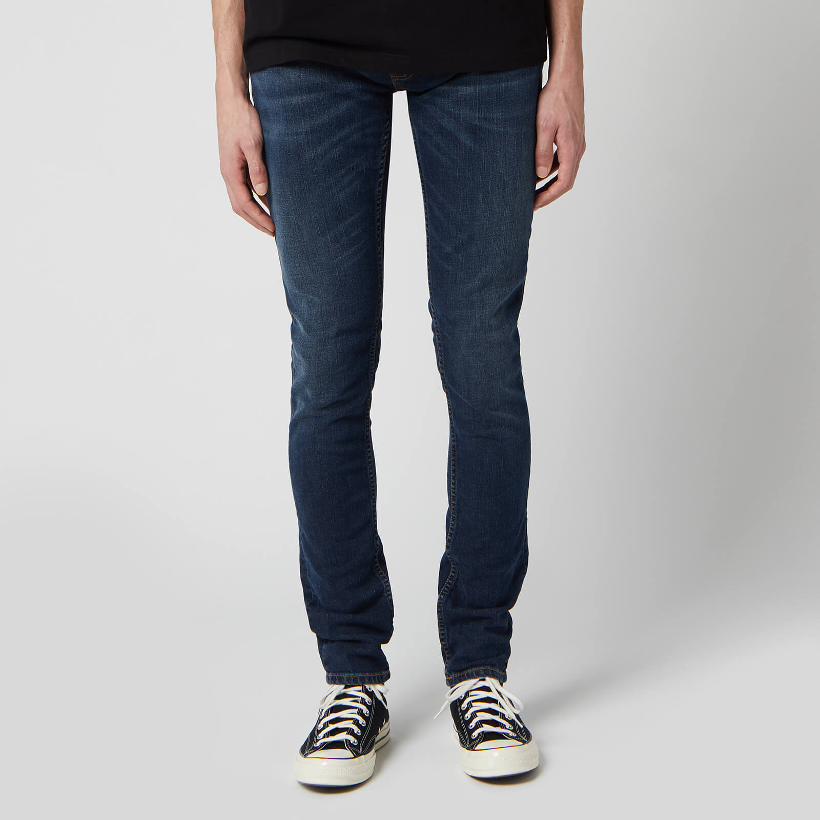 Nudie Jeans Tight Long Johh Mens Jeans W34 L32 Dark Peacock
