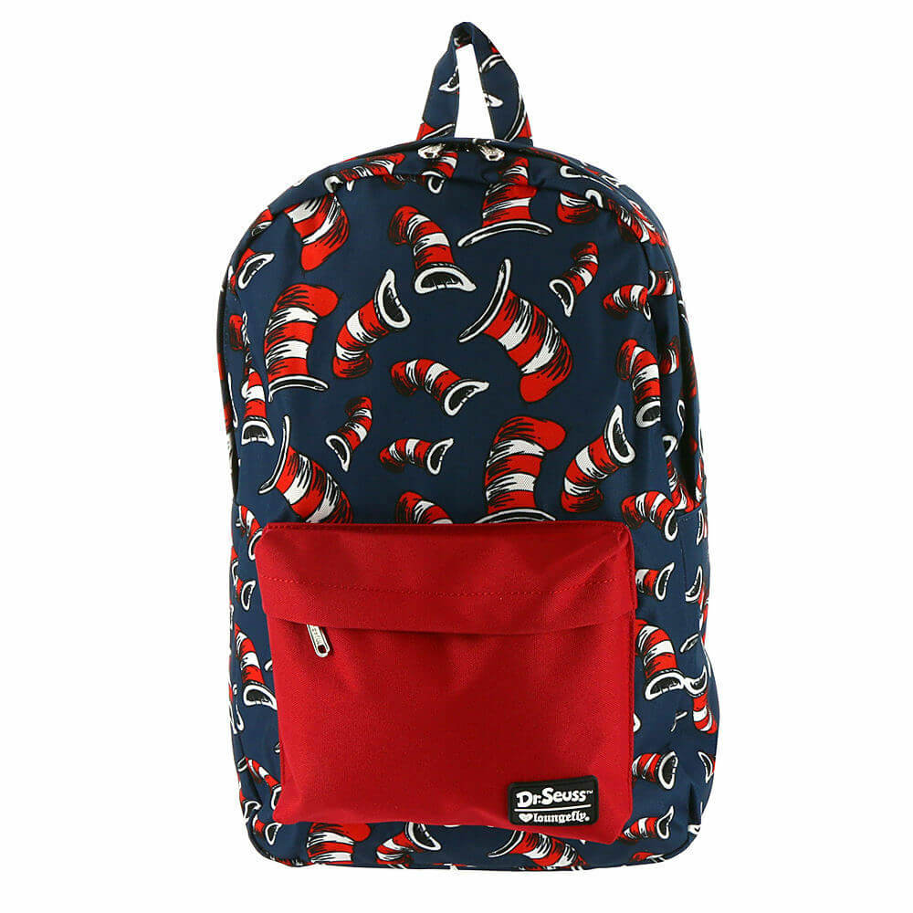 Loungefly Dr. Seuss Cat in the Hat Nylon Backpack display picture 1