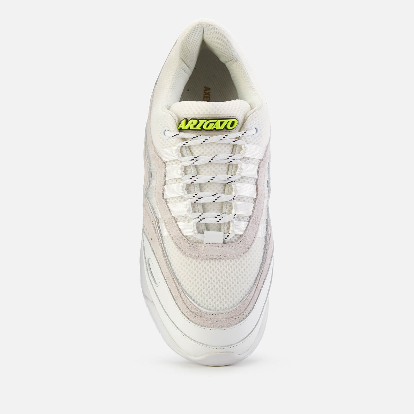 Axel Arigato Men s Demo Runner Style Trainers White Beige Allsole