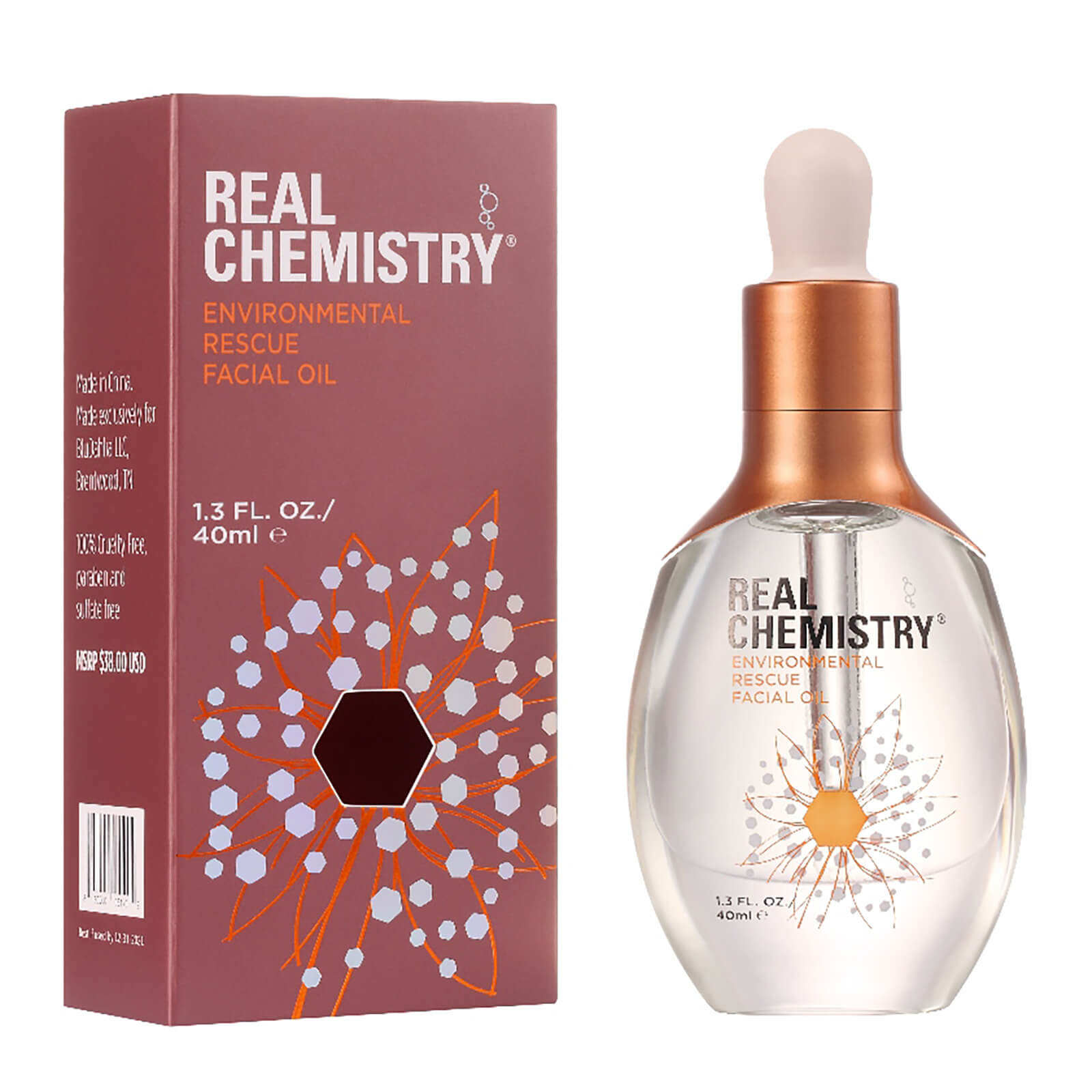 Real Chemistry Environmental Rescue Facial Oil 40ml