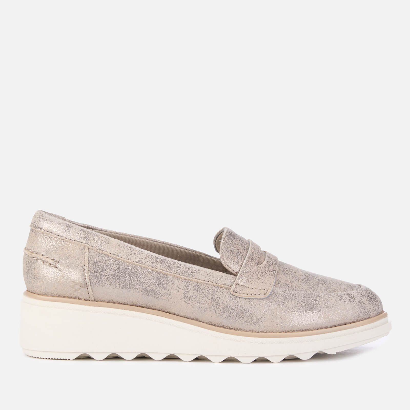 Clarks sharon ranch wedge penny loafer top