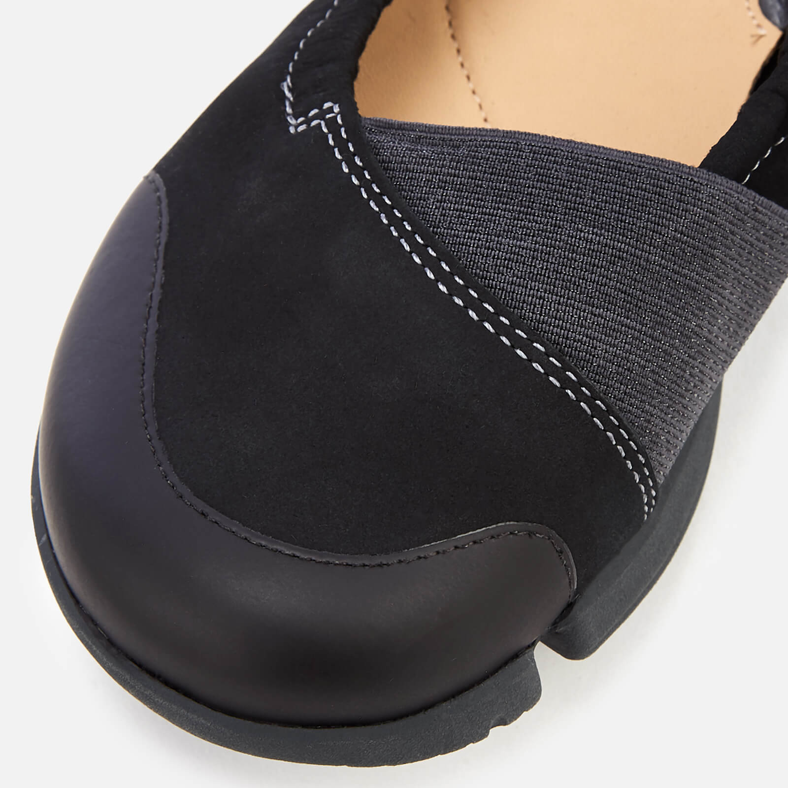 Clarks Women s Tri Adapt Nubuck Flats Black Allsole