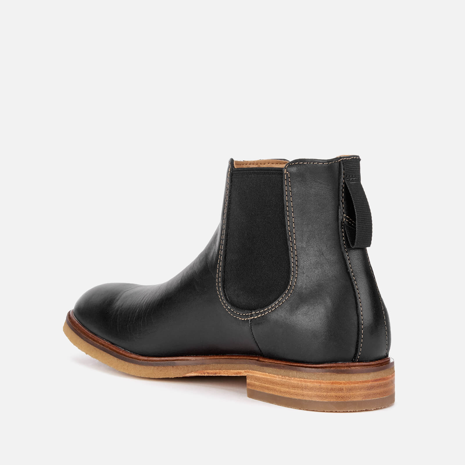 Clarks Men s Clarkdale Gobi Leather Chelsea Boots Black Allsole