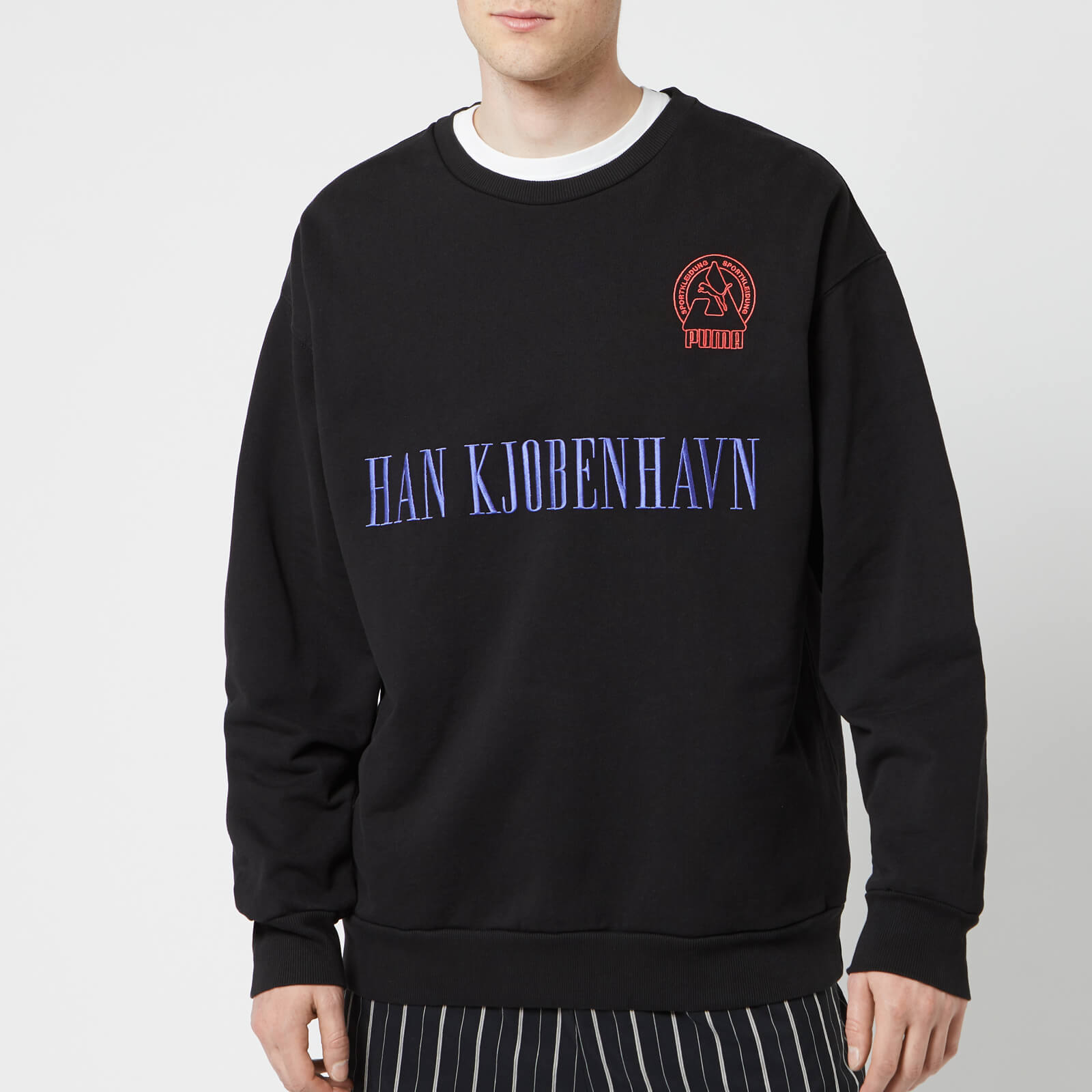 Puma X Han Kjobenhavn Men s Crew Neck Sweatshirt Puma Black Coggles