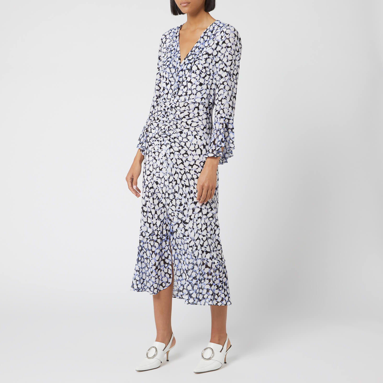 RIXO Women s Coleen Camo Tulip Dress Multi Coggles