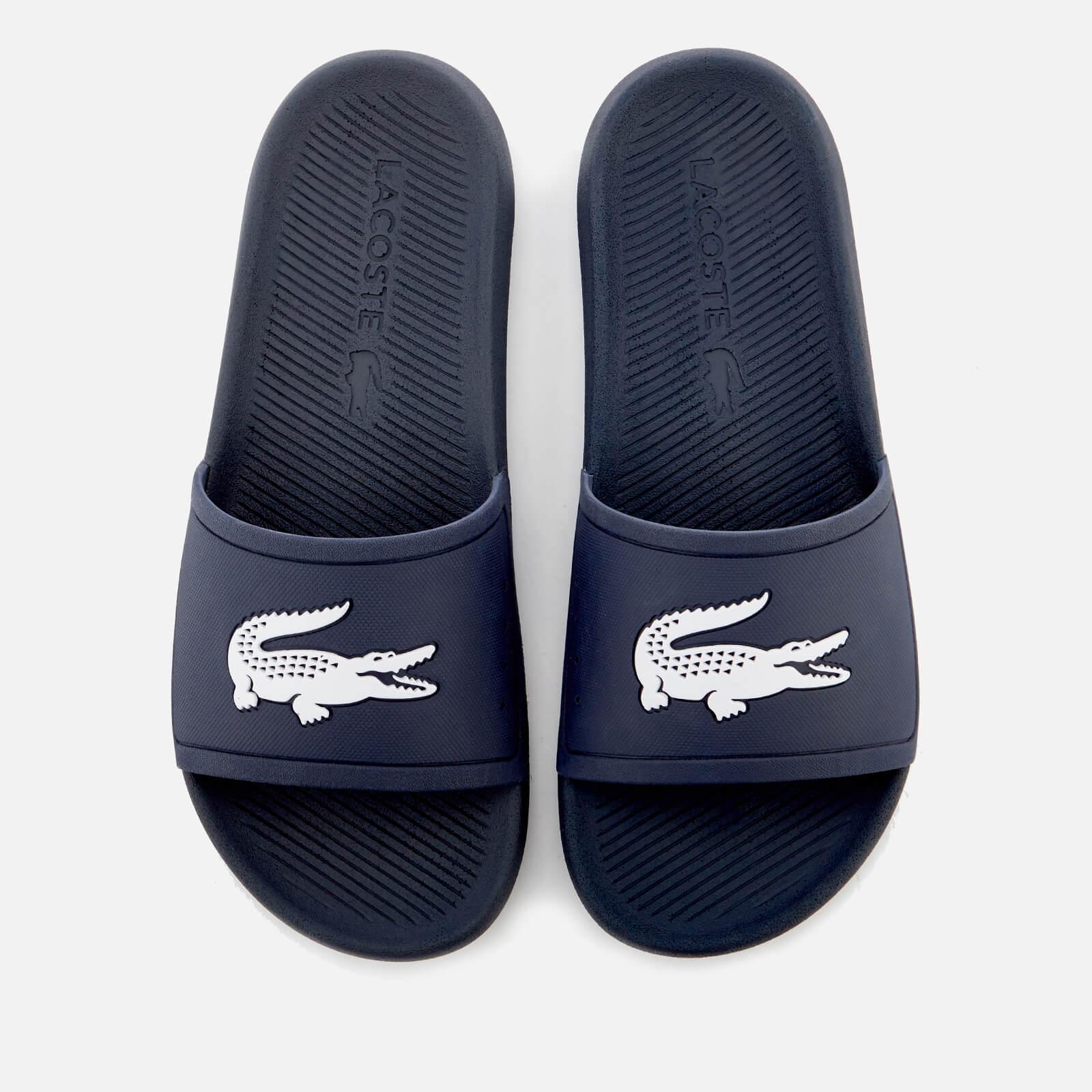 Lacoste slides navy store blue