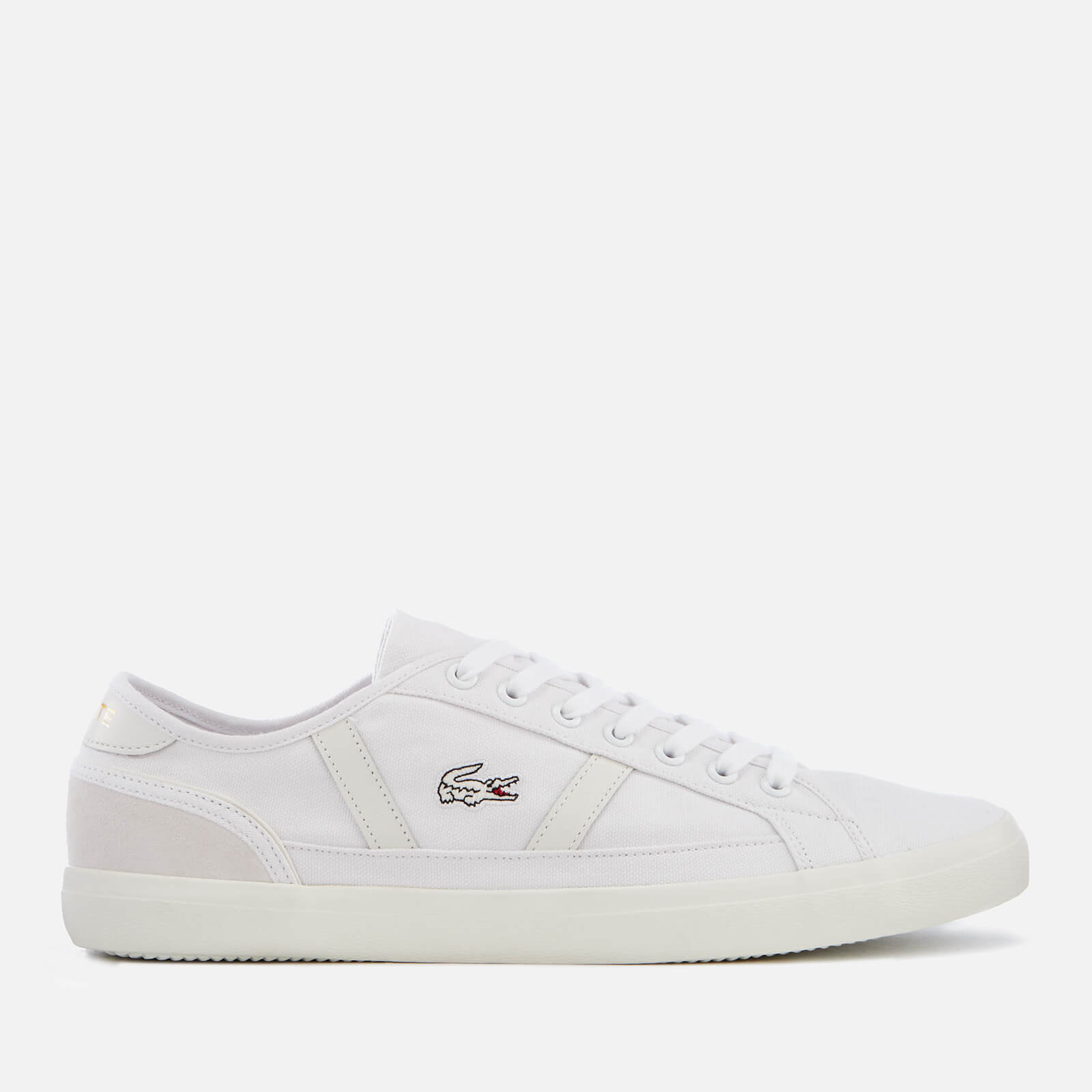 Lacoste Men s Sideline 119 1 Canvas Trainers White Off White Allsole