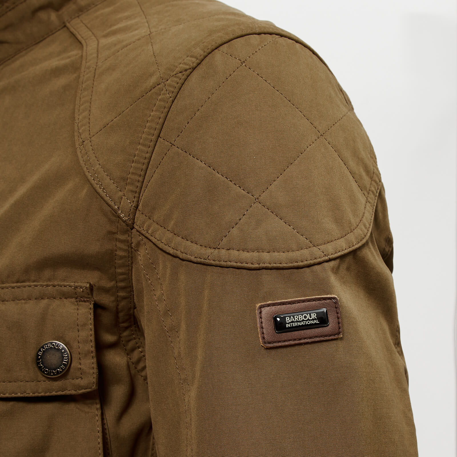 Barbour International Men s Lockseam Casual Jacket Dark Sand Coggles