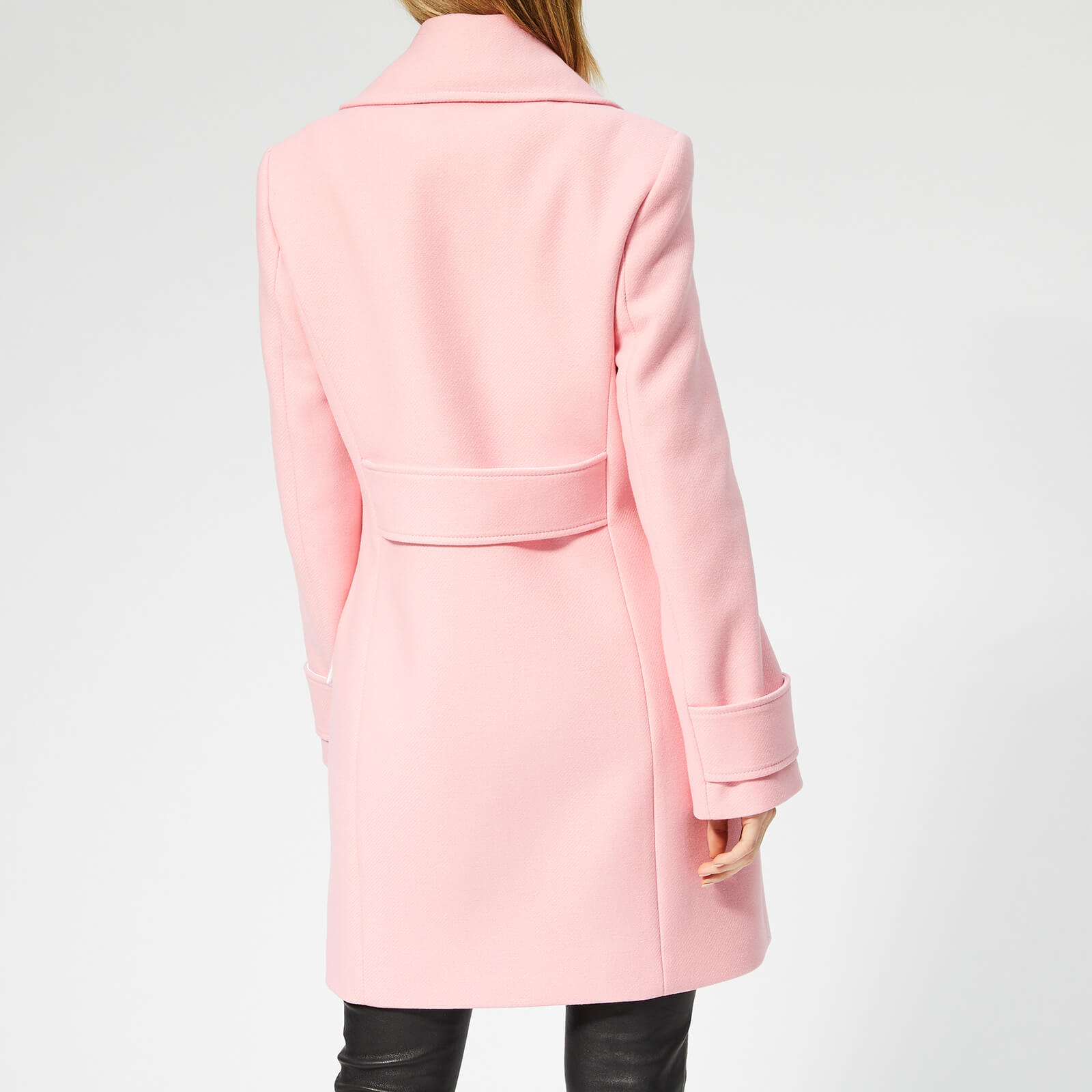 Calvin klein pink wool coat new arrivals