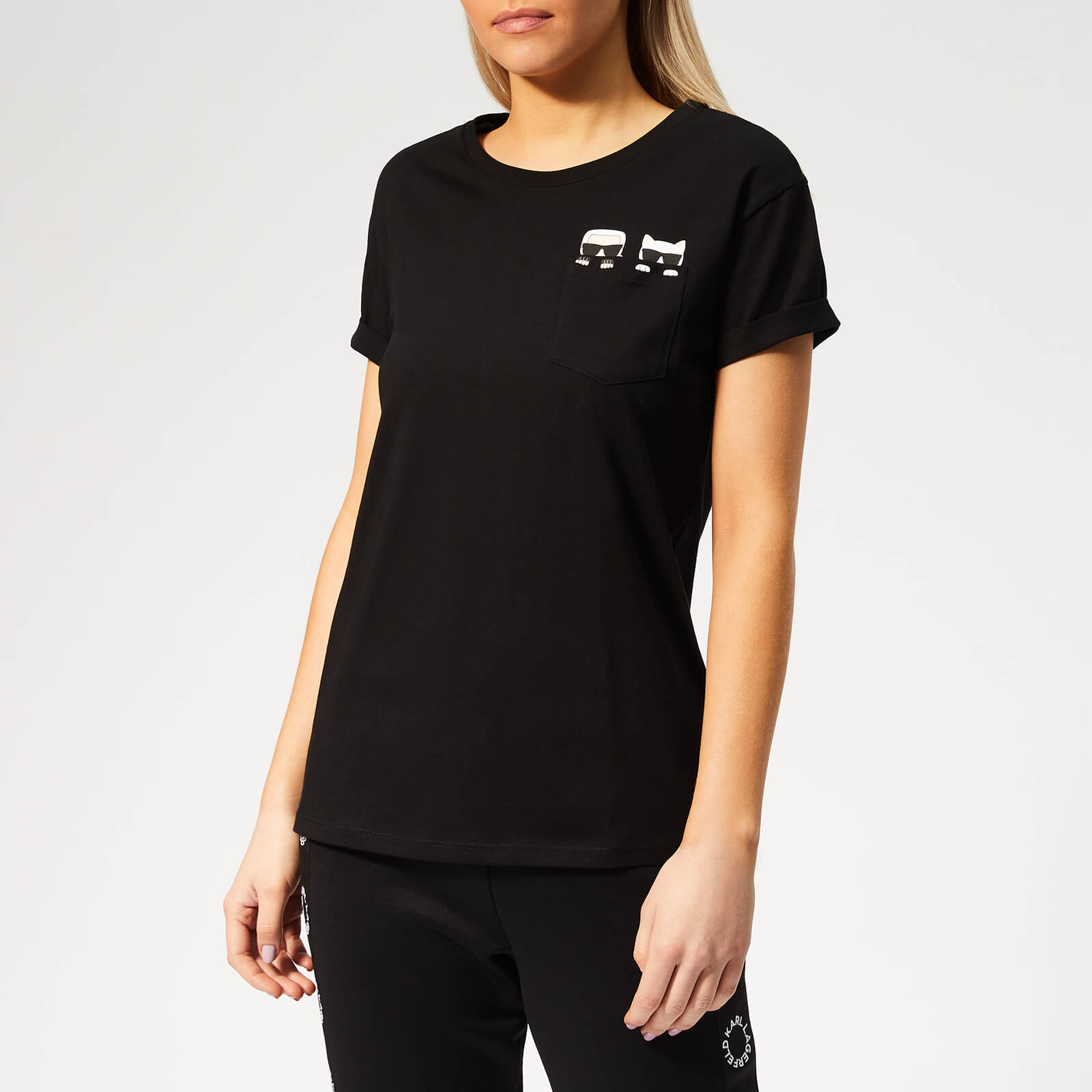 karl lagerfeld トレーナー Karl Lagerfeld Ikon organic-cotton Sweatshirt | Black | FARFETCH
