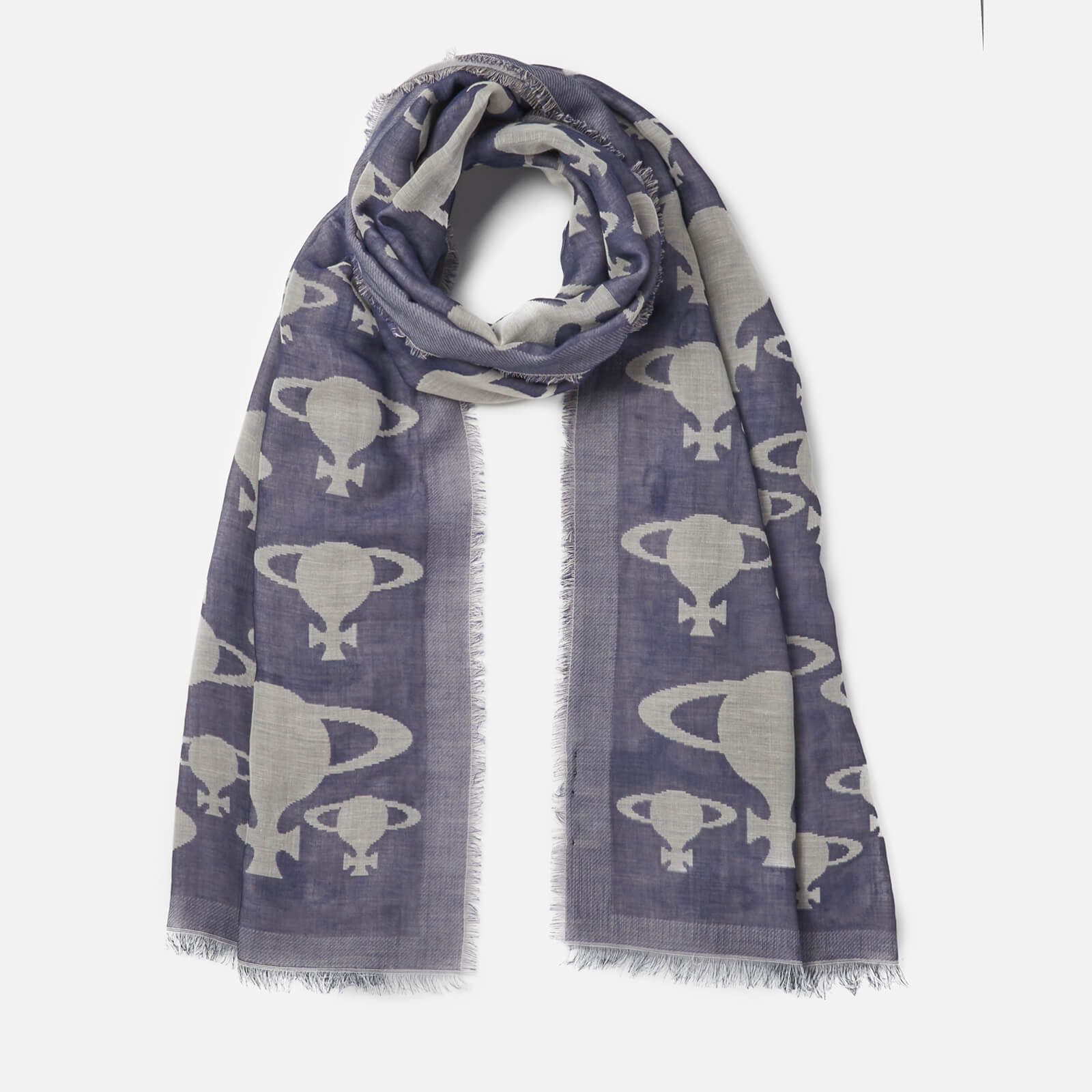 定番 Westwood Vivienne Women's Coggles | Navy - Scarf Print Orb Stole 小物
