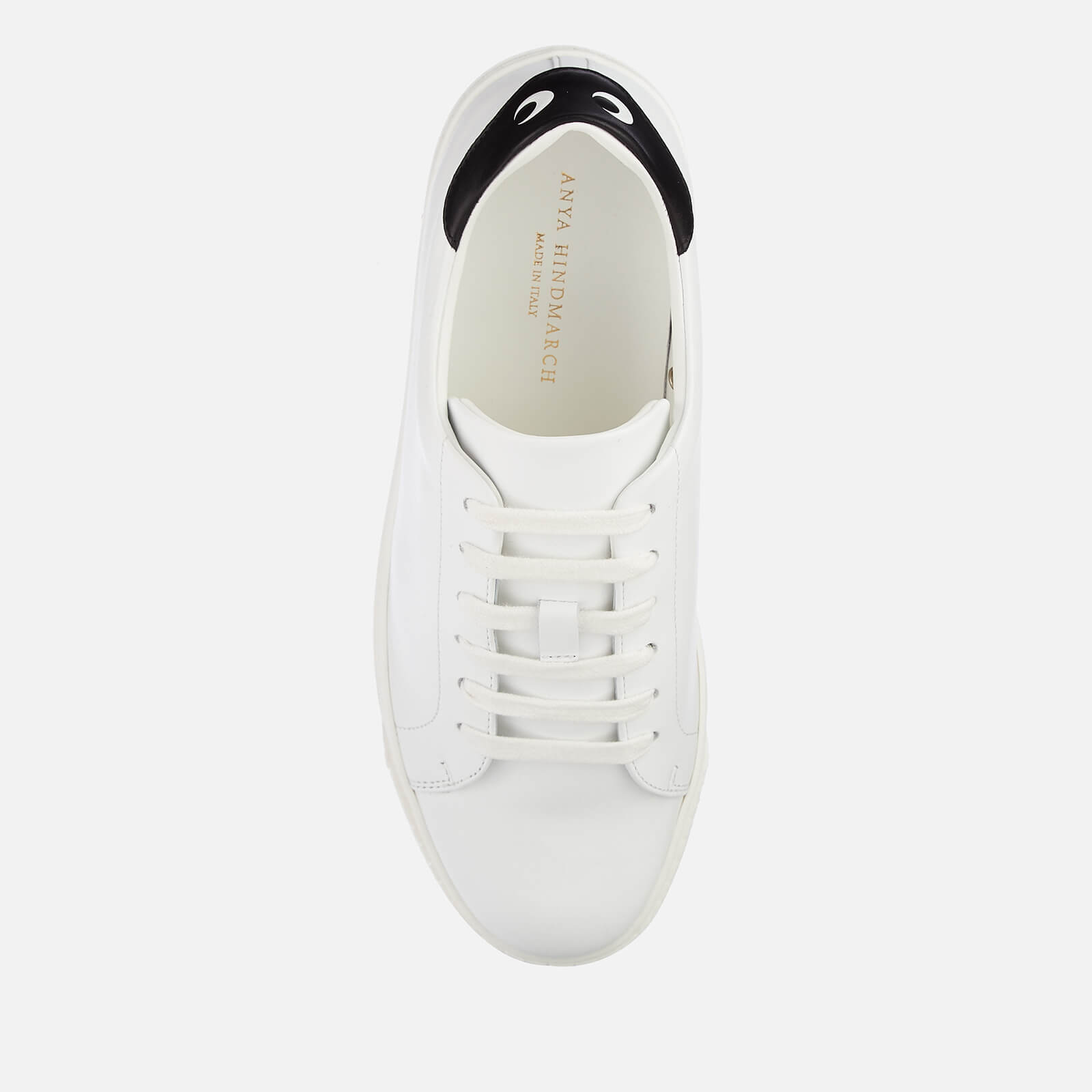 通販 Anya Hindmarch Coggles | White/Black - Shoes Tennis Eyes Women's 靴