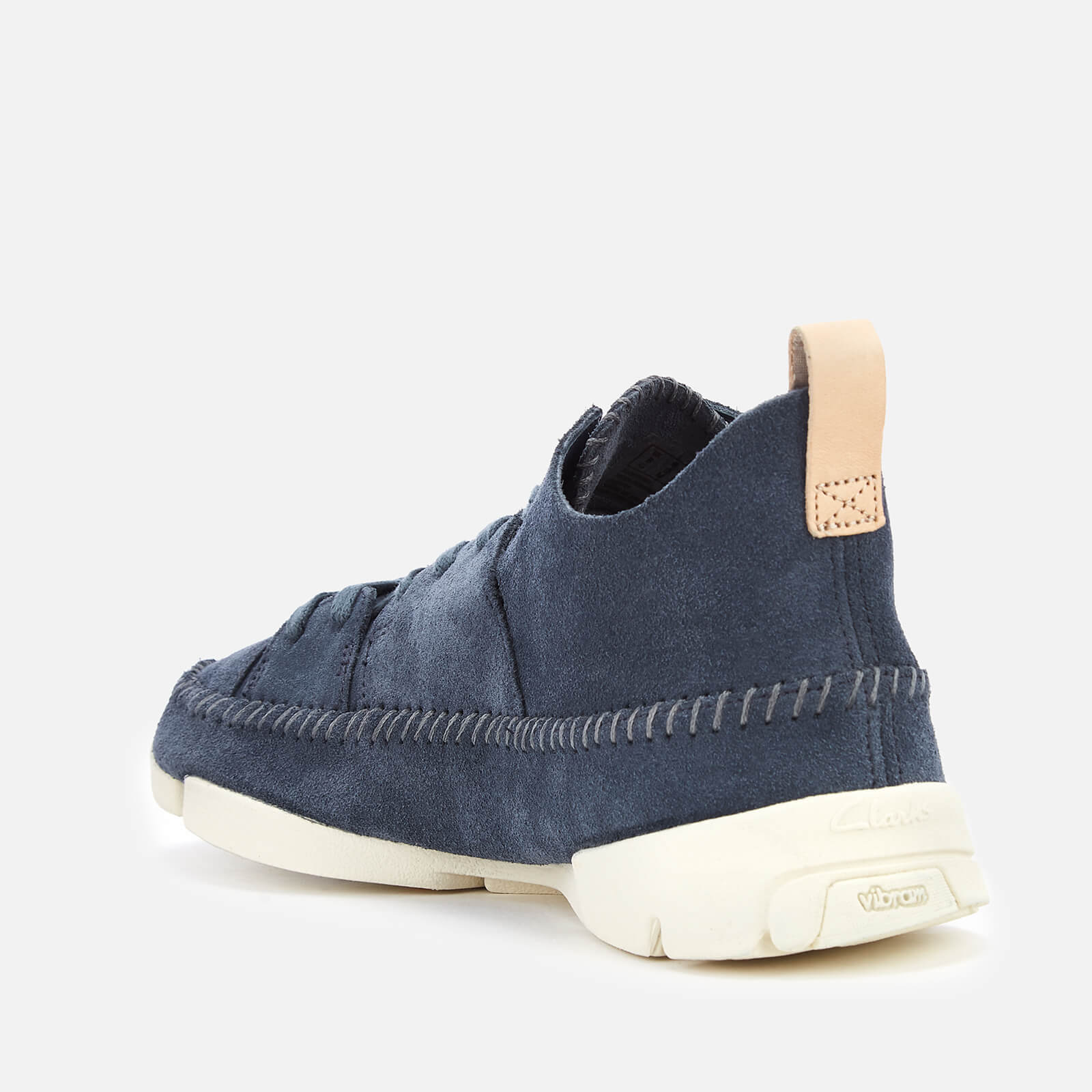 Clarks Originals Men s Trigenic Flex Suede Trainers Deep Blue Allsole
