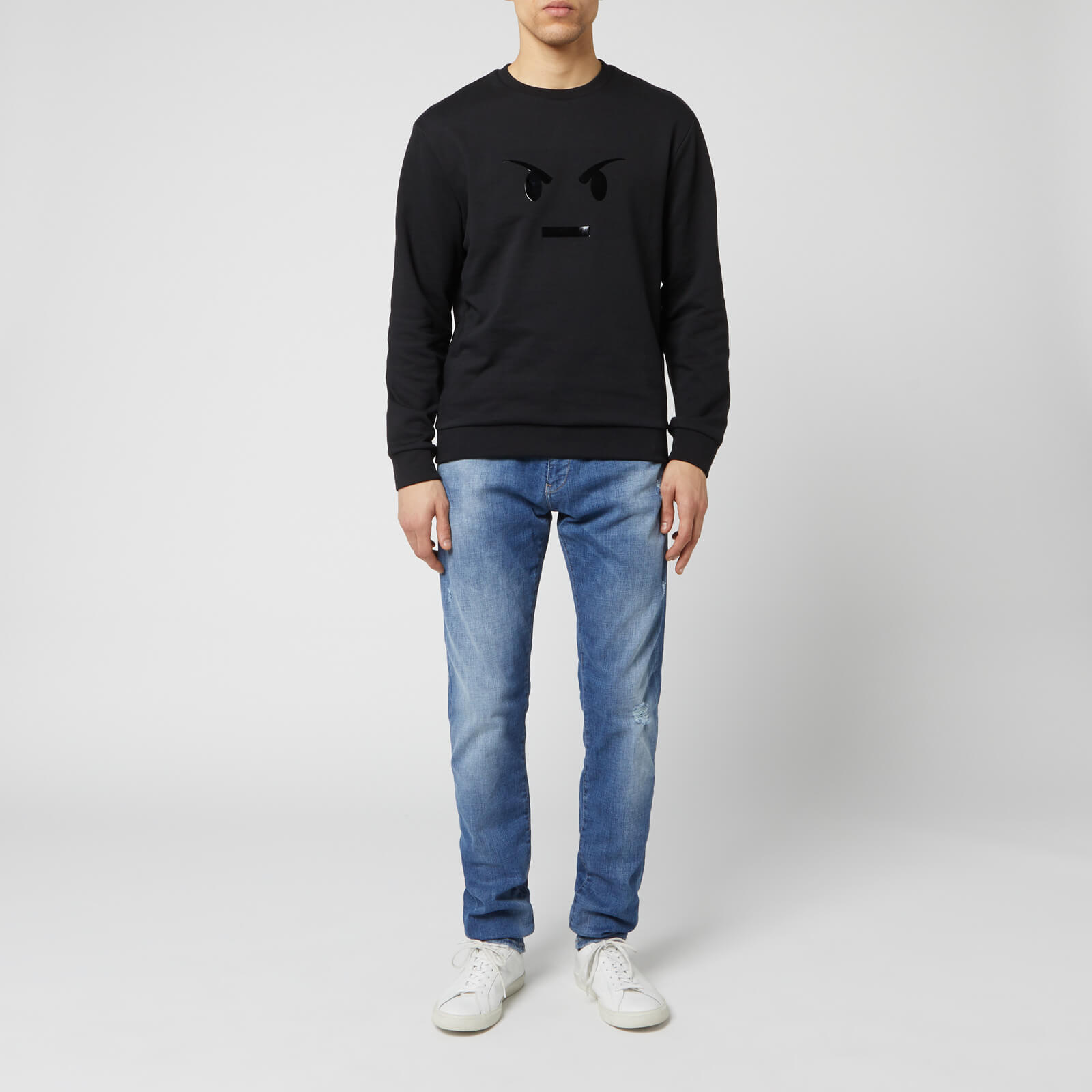 Armani emoji sweatshirt outlet