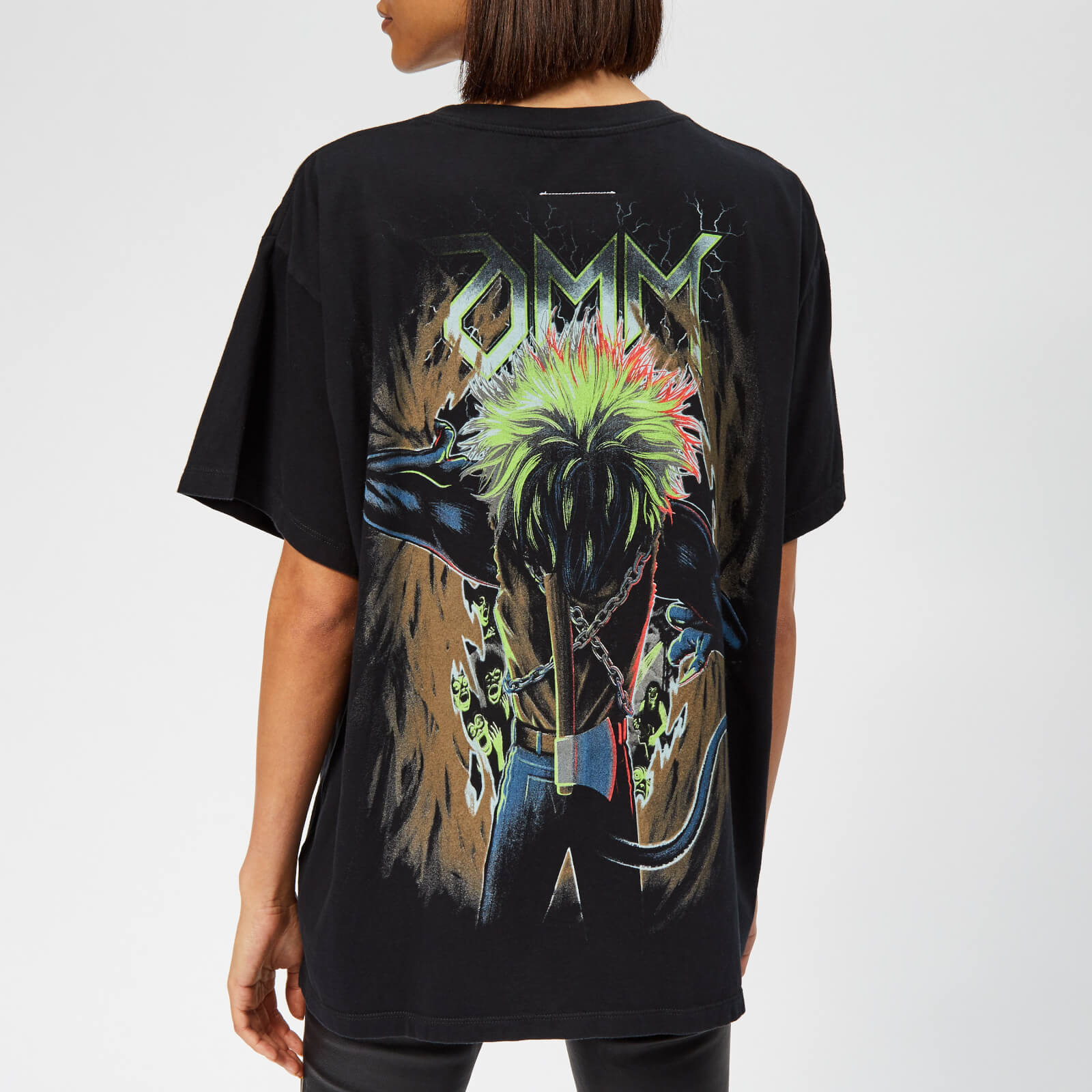 Tシャツ・カットソー MM6 MAISON MARGIELA Women Tunic Tops S52NC0344M35244900 Blac MM6 Maison Margiela（ｴﾑｴﾑｼｯｸｽ ﾒｿﾞﾝ ﾏﾙｼﾞｪﾗ）の「T-SHIRT（T