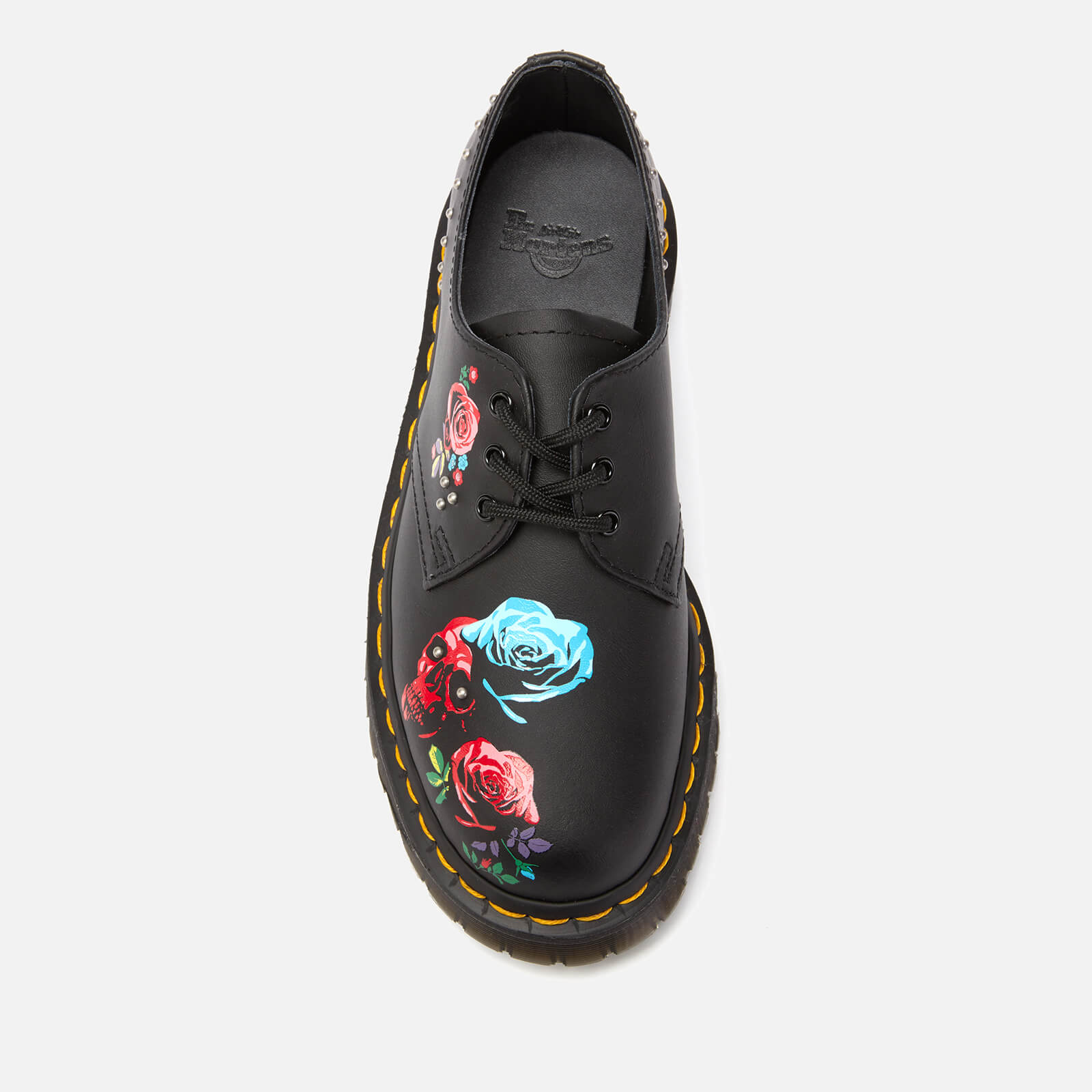 Dr. Martens Women s 1461 Bex Rode 3 Eye Shoes Rose Fantasy Placement Allsole