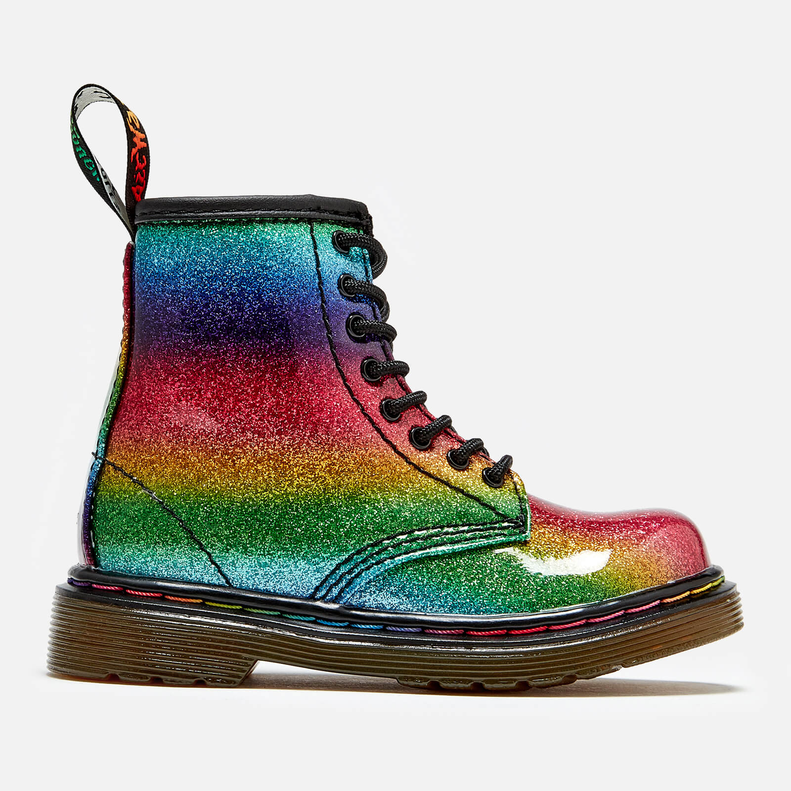 Toddler rainbow dr martens on sale