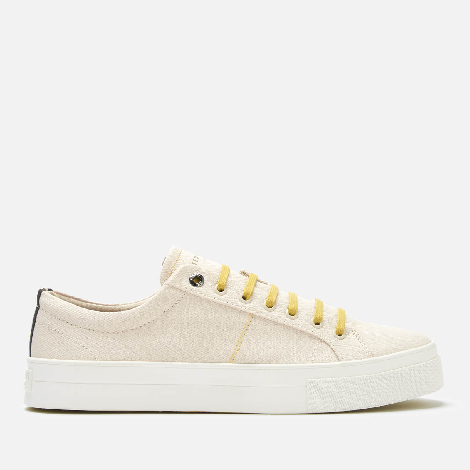 Ted Baker Men s Eshron Textile Low Top Trainers White Allsole