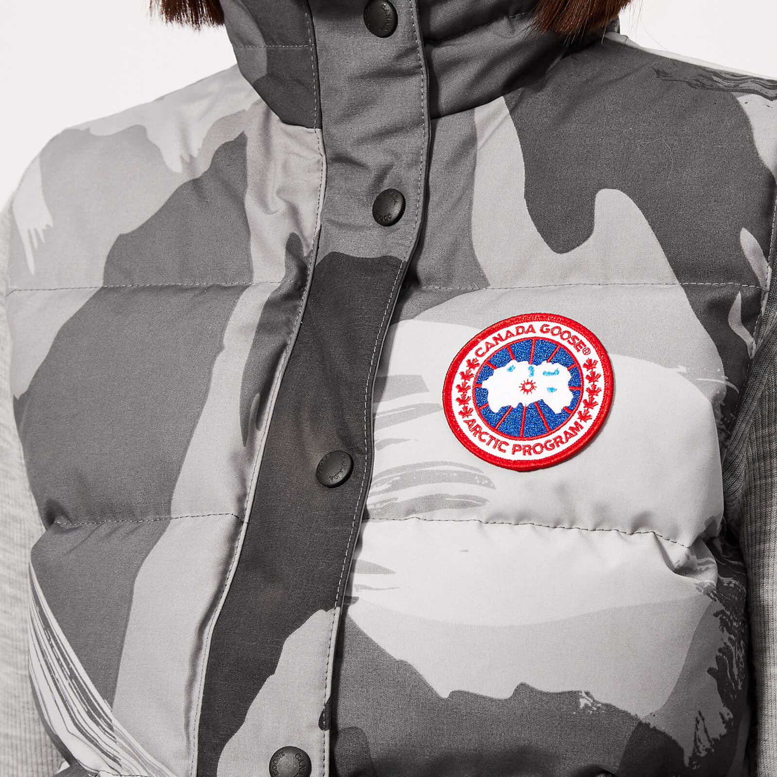 Canada Goose Women s Freestyle Vest Grey Camo Coggles