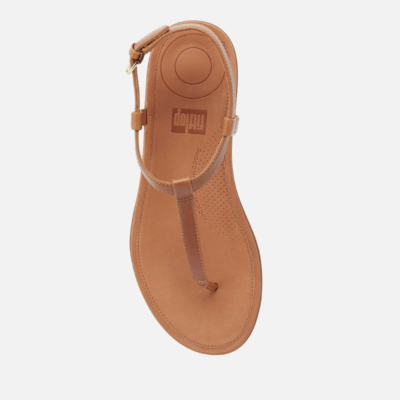FitFlop Women s Tia T Bar Sandals Caramel Allsole