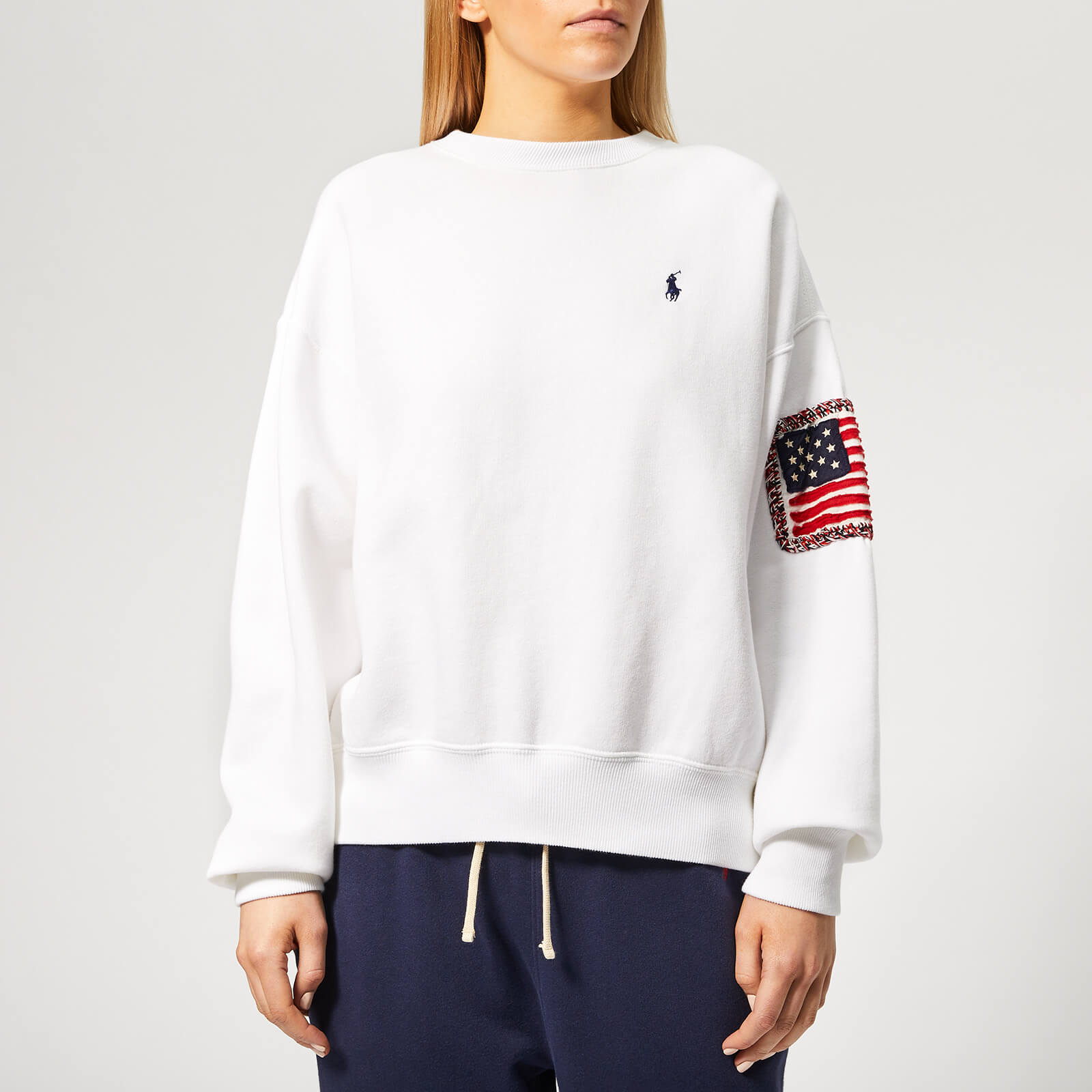 Polo Ralph Lauren Women s Relaxed Polo Sweatshirt White Coggles