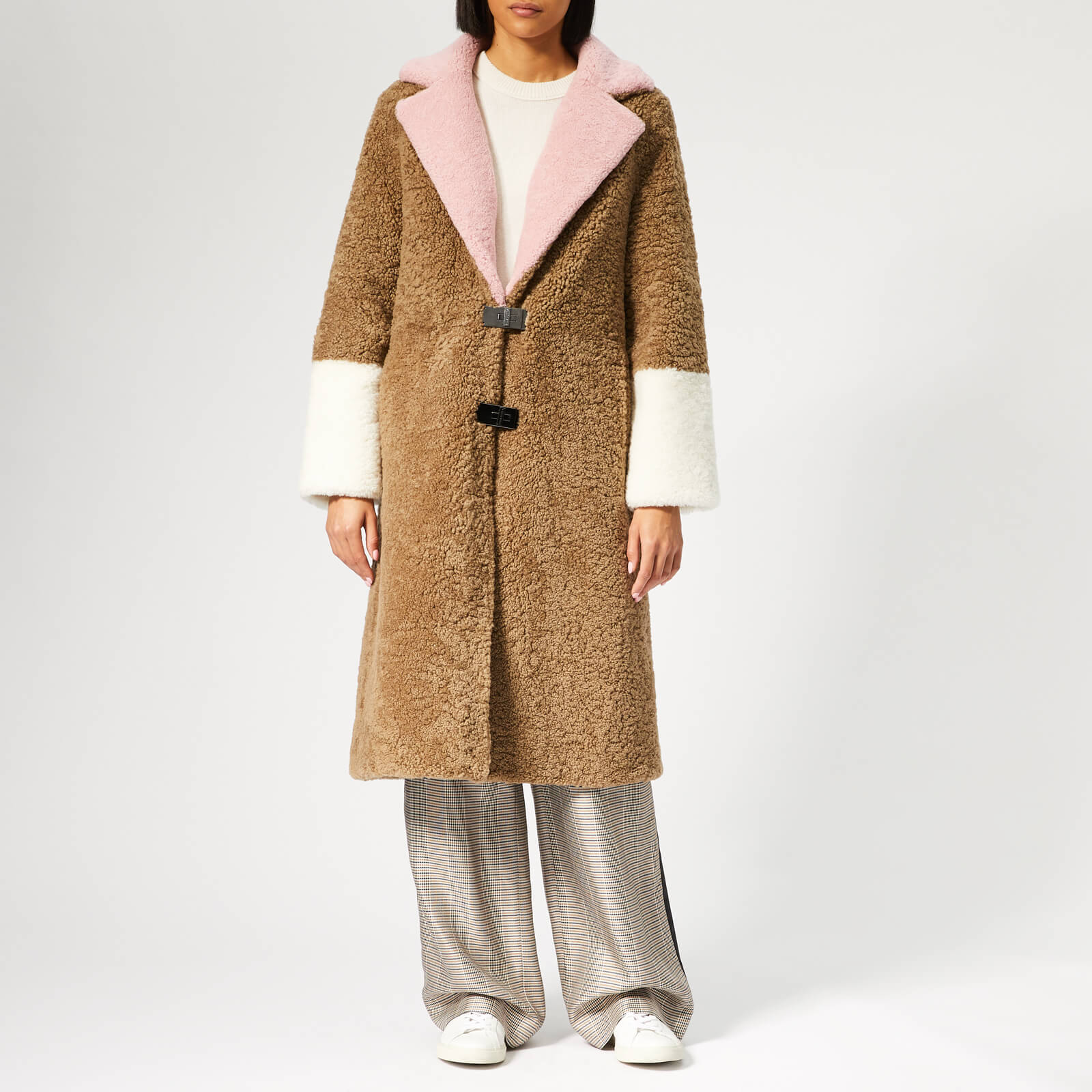 Saks potts shearling coat discount