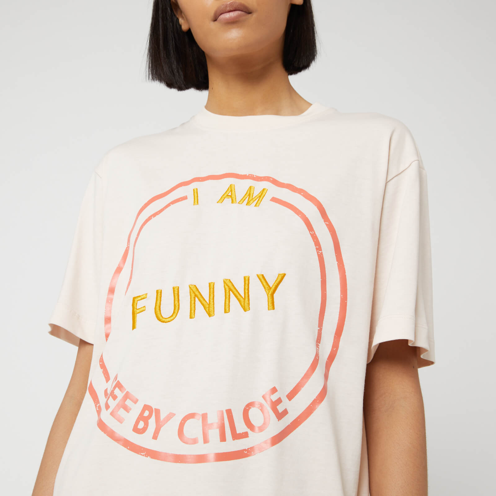 See by Chloé See By Girl T-shirt in grey - Grey