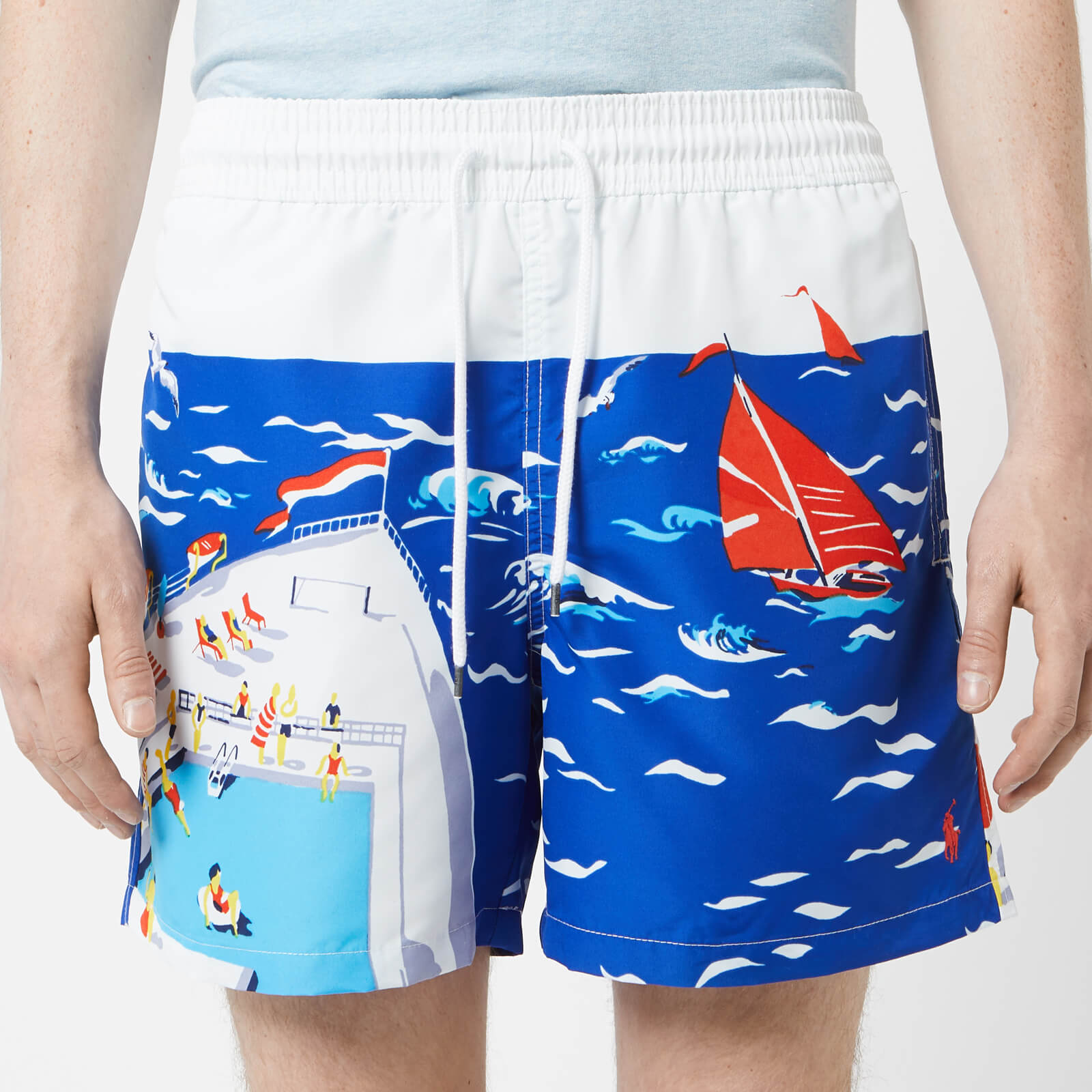 Polo Ralph Lauren Men s Traveler Printed Swim Shorts Cruise Ship Coggles