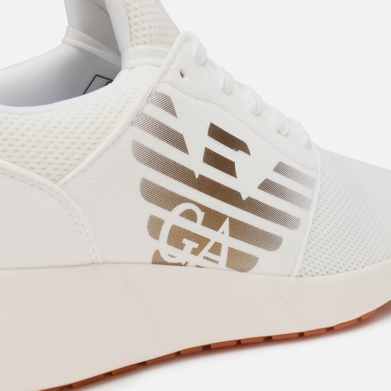 Emporio Armani EA7 Men s Fusion Racer Trainers White Allsole
