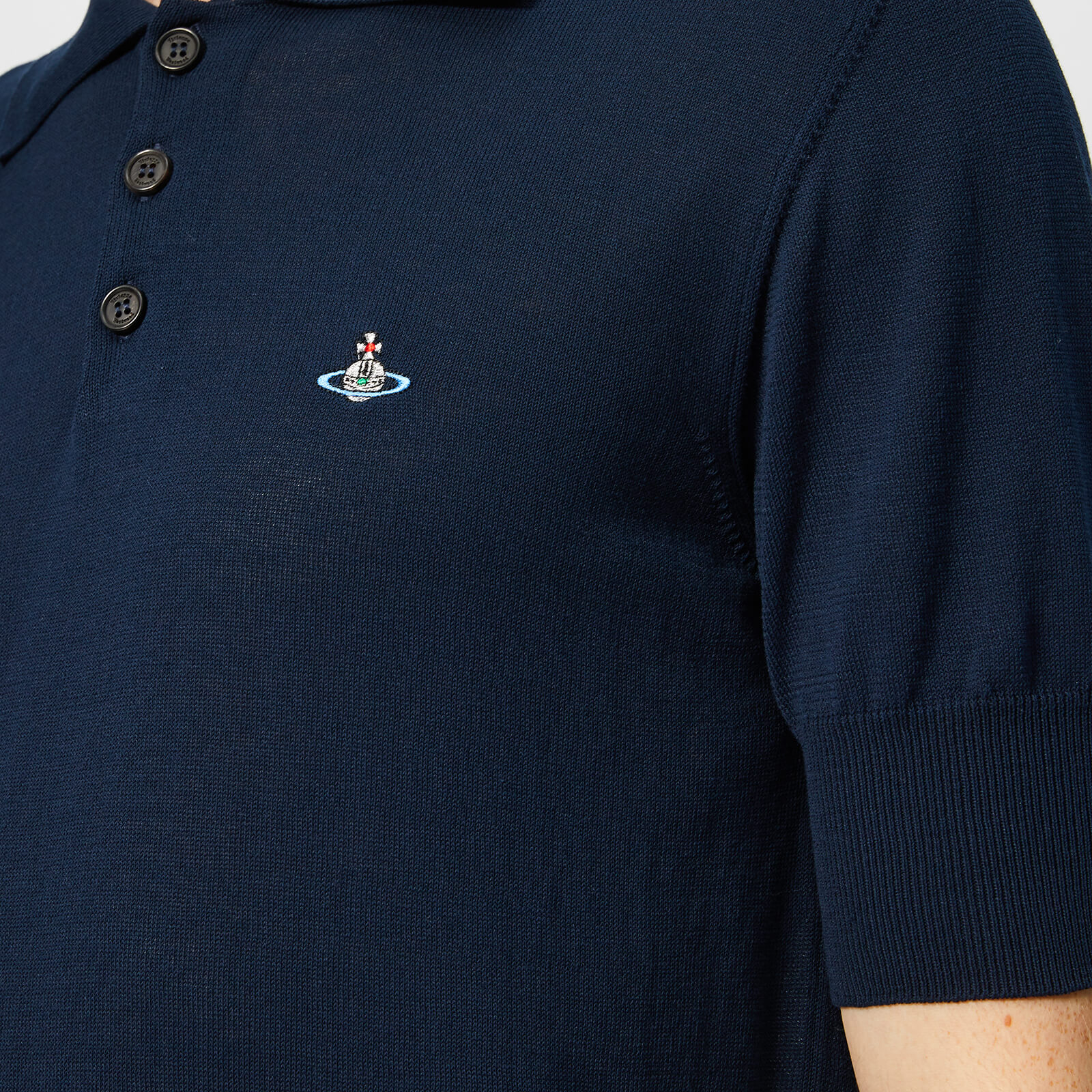 Vivienne westwood navy polo shirt cheap
