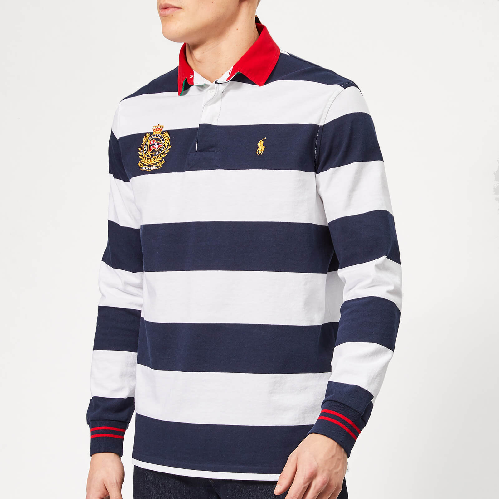 Polo Ralph Lauren Men's Newport Stripe Crest Rugby Shirt