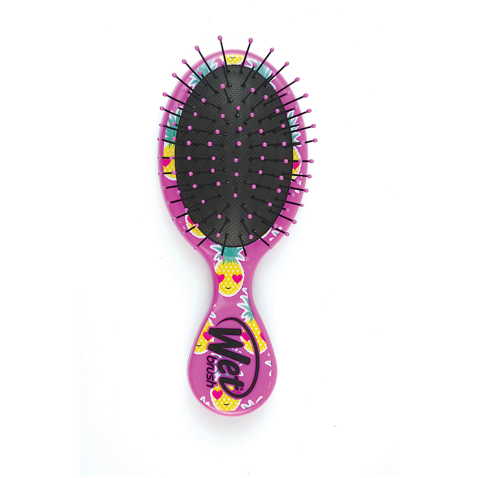 Minicepillo para el cabello Happy Hair Smiley de WetBrush - Pineapple