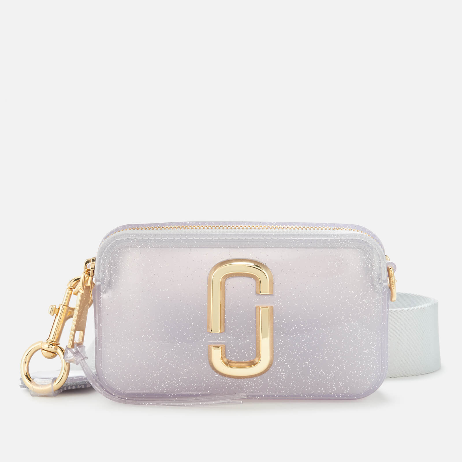 Marc Jacobs Women s The Jelly Glitter Snapshot Bag Silver Multi Coggles