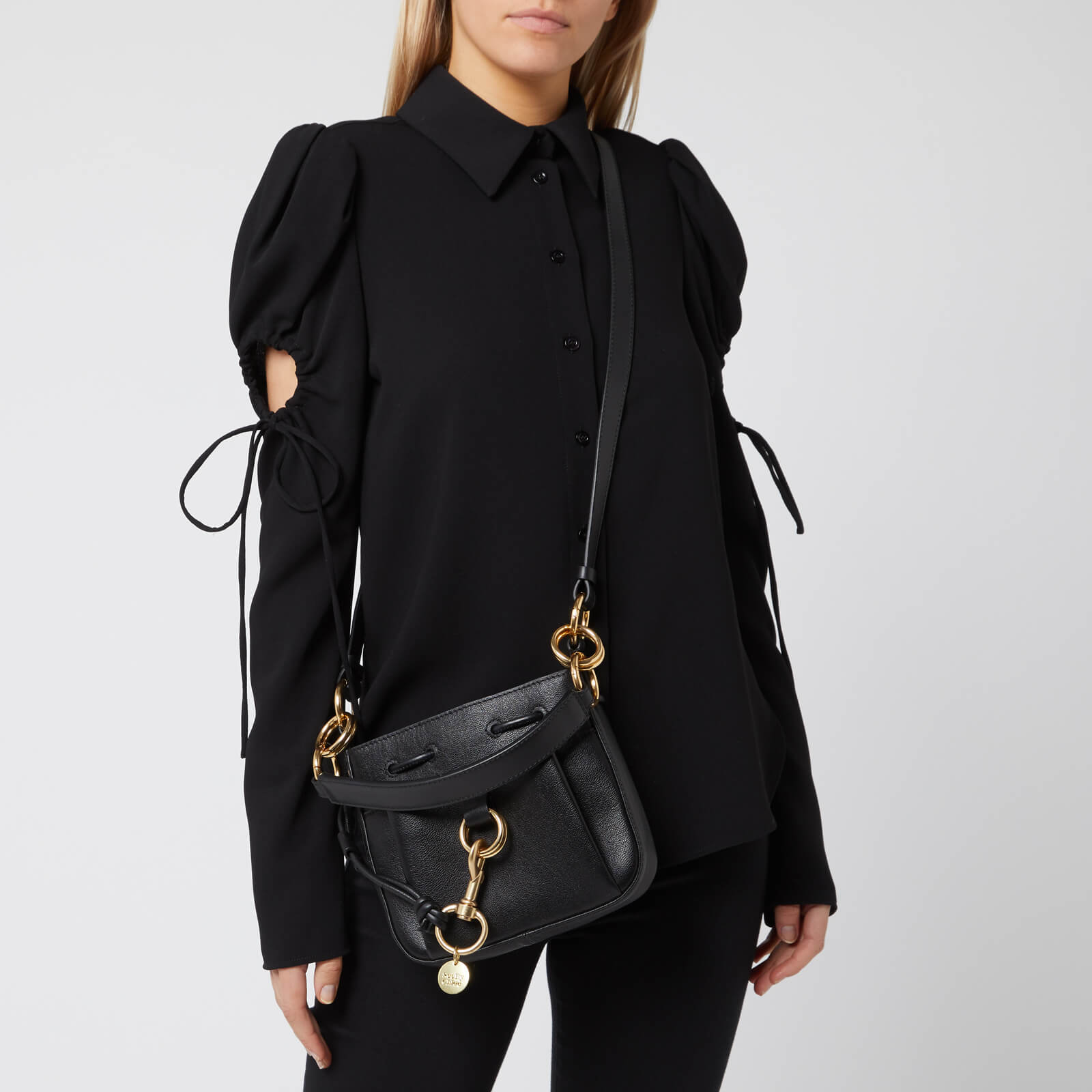 See by chloe tony leather shoulder bag hot sale
