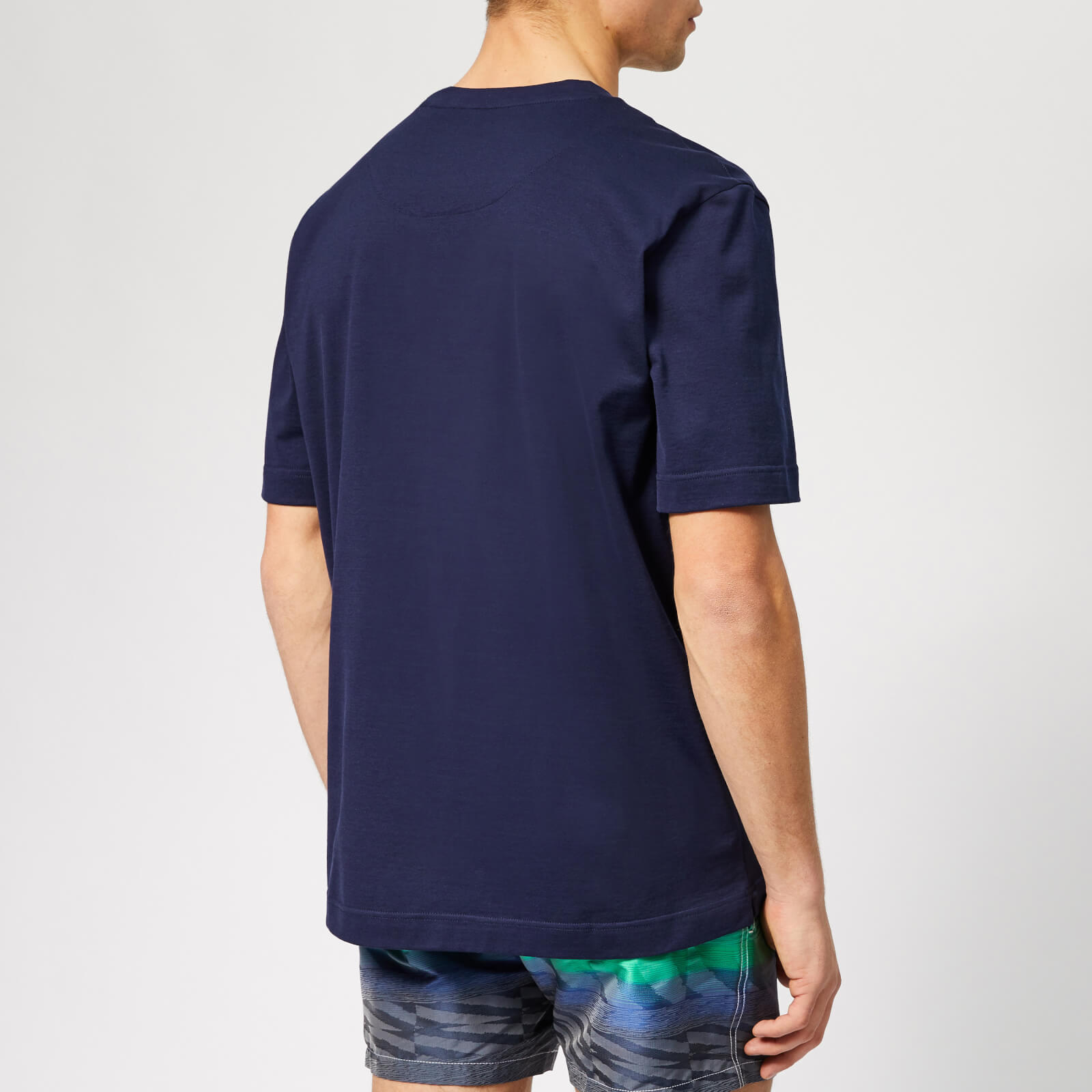 Tシャツ・カットソー MISSONI Men T-shirt Blue US25SL0BBJ00M6 S72JV Missoni Men's Logo T-Shirt - Blue | Coggles