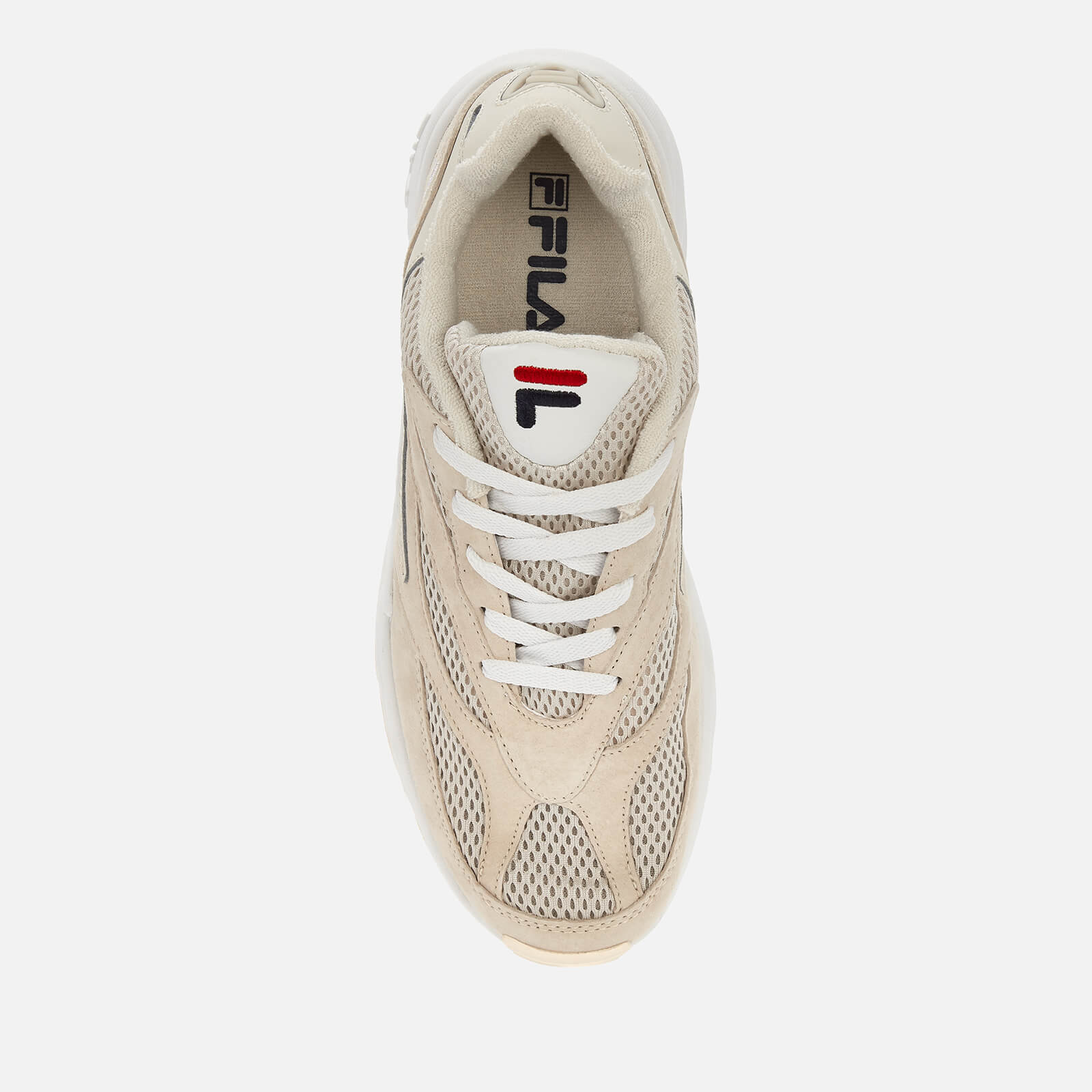FILA Men s Venom Low Trainers Antique White Allsole
