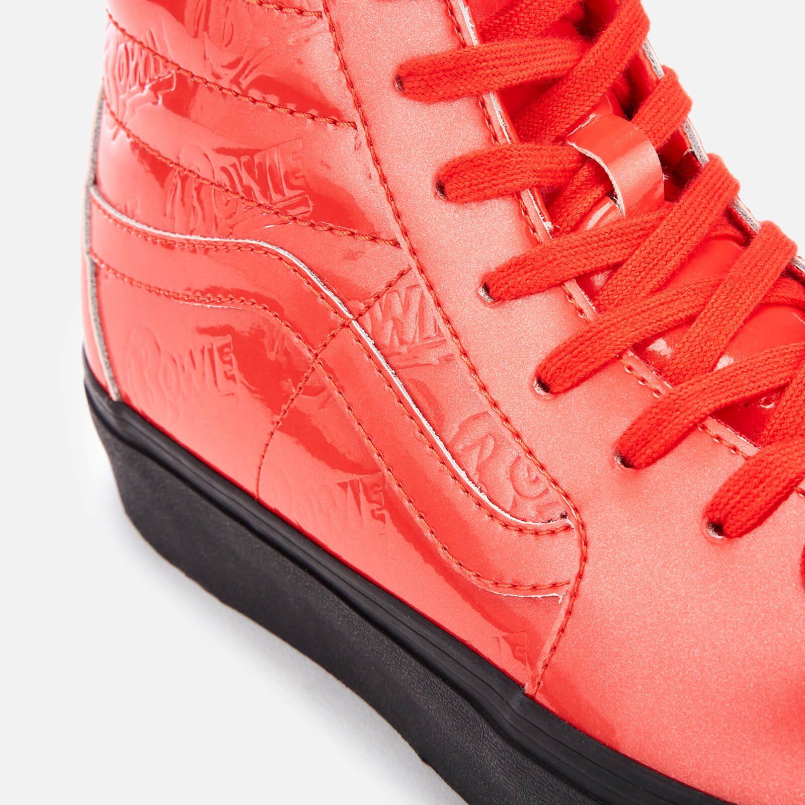 Vans X David Bowie Sk8 Hi Platform 2.0 Trainers Ziggy Stardust Red Black Coggles