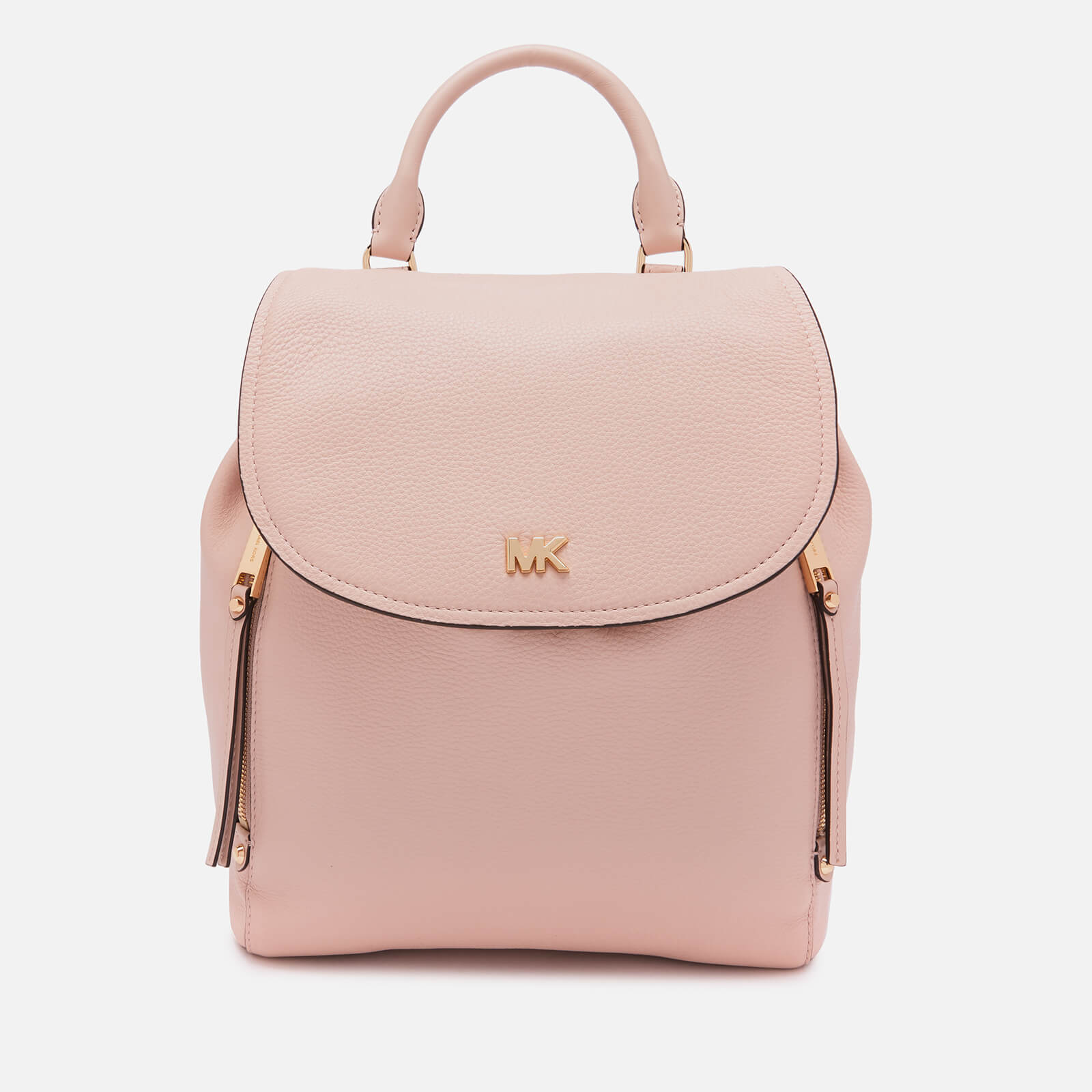 Mk evie medium leather backpack online
