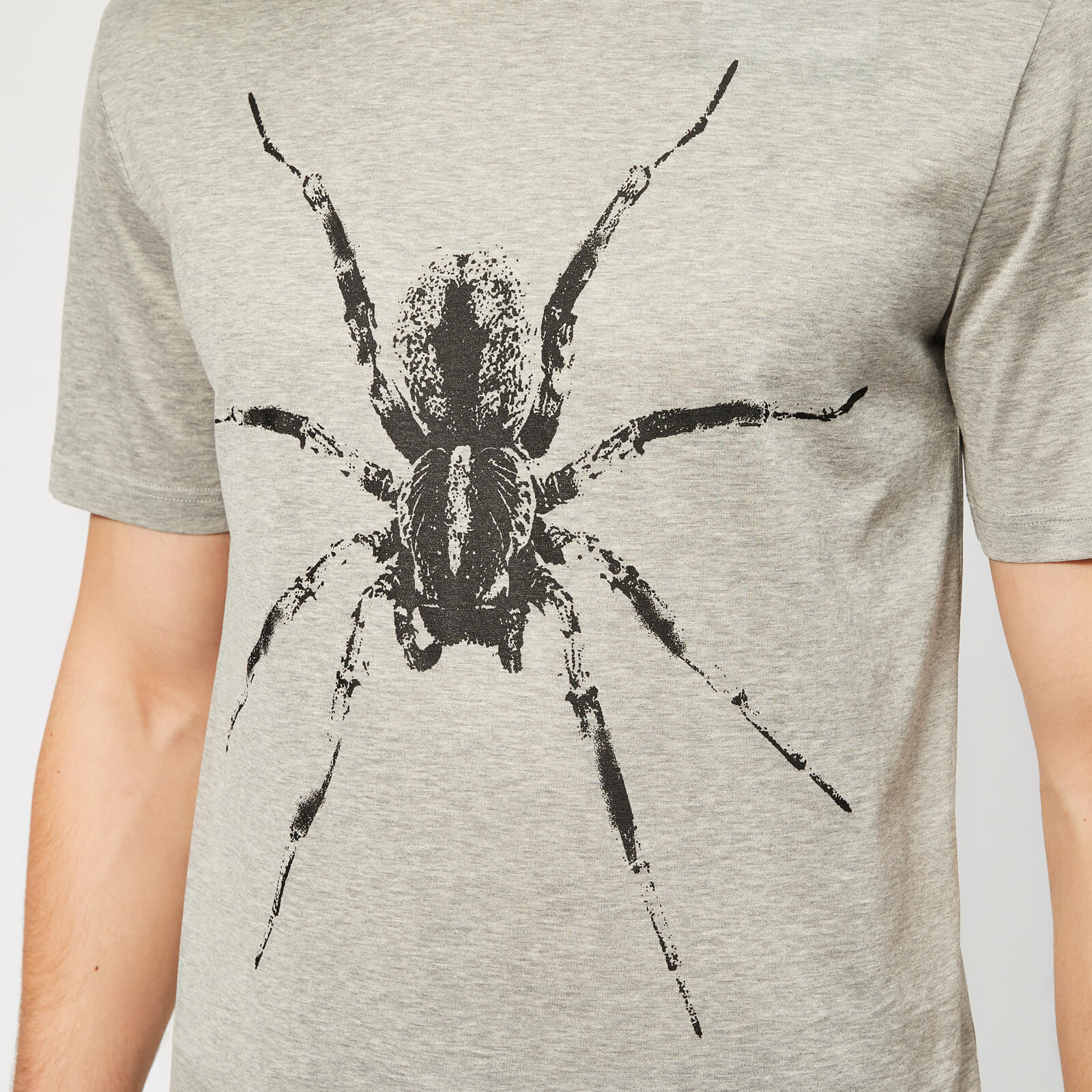 Lanvin Men s Spider Print T Shirt Grey Coggles