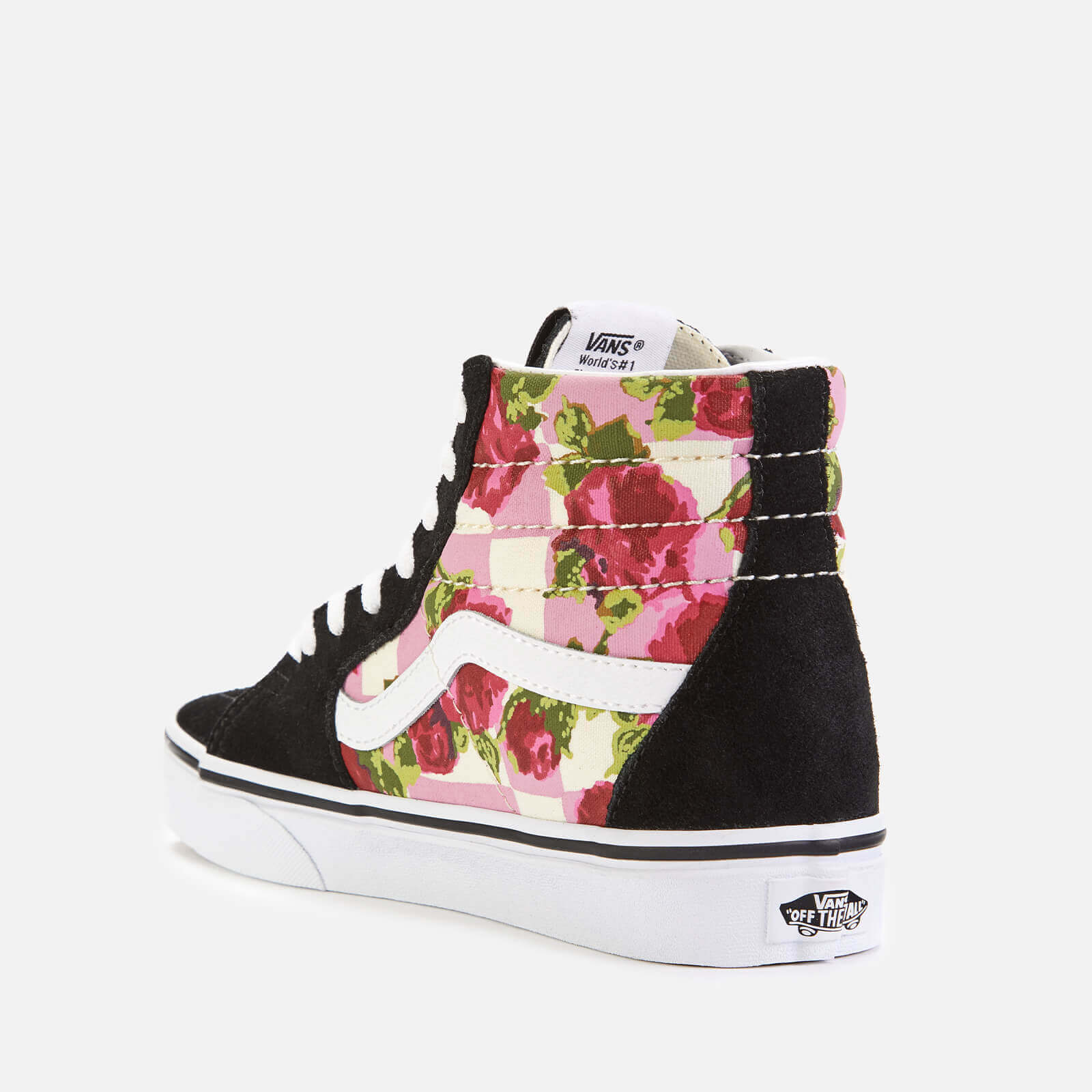 Vans Women s Romantic Floral Sk8 Hi Trainers Multi True White Allsole