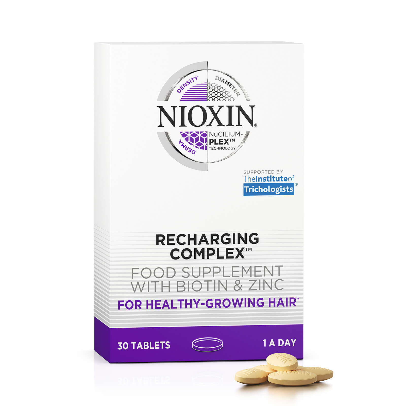 NIOXIN Recharging ComplexTM Complementos alimenticios (30 comprimidos)