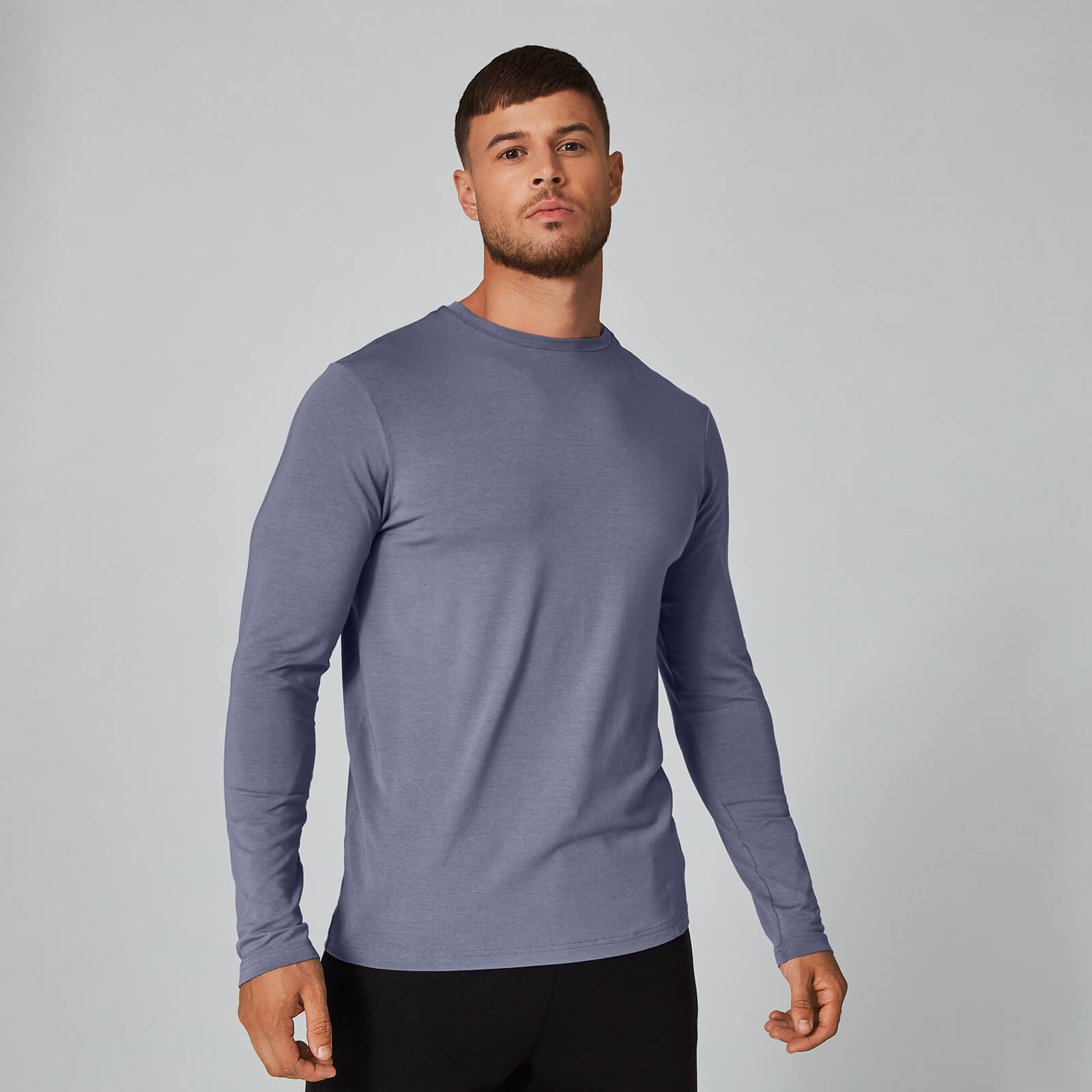 MP Luxe Classic Long Sleeve Crew T-Shirt - Nightshade
