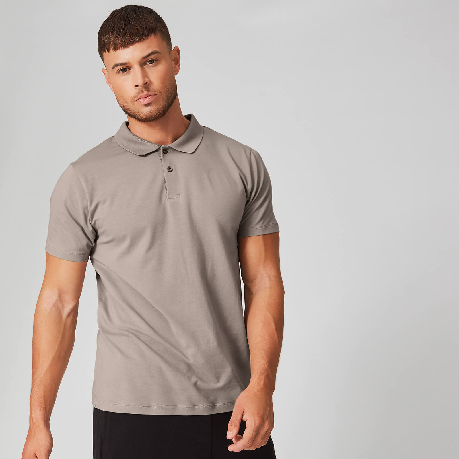 MP Luxe Classic Polo Shirt - Quarry - XS