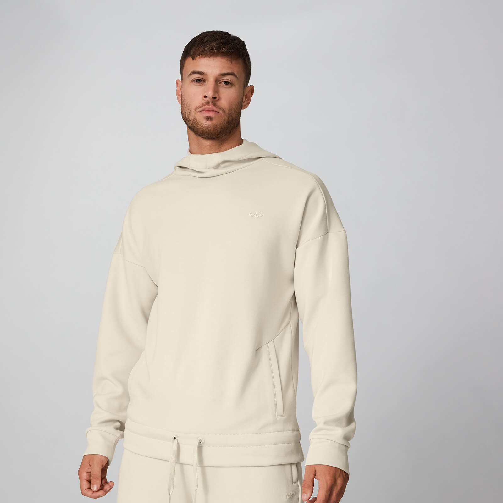 Form Pro Pullover majica s kapuljačom - Boja breskve - XS