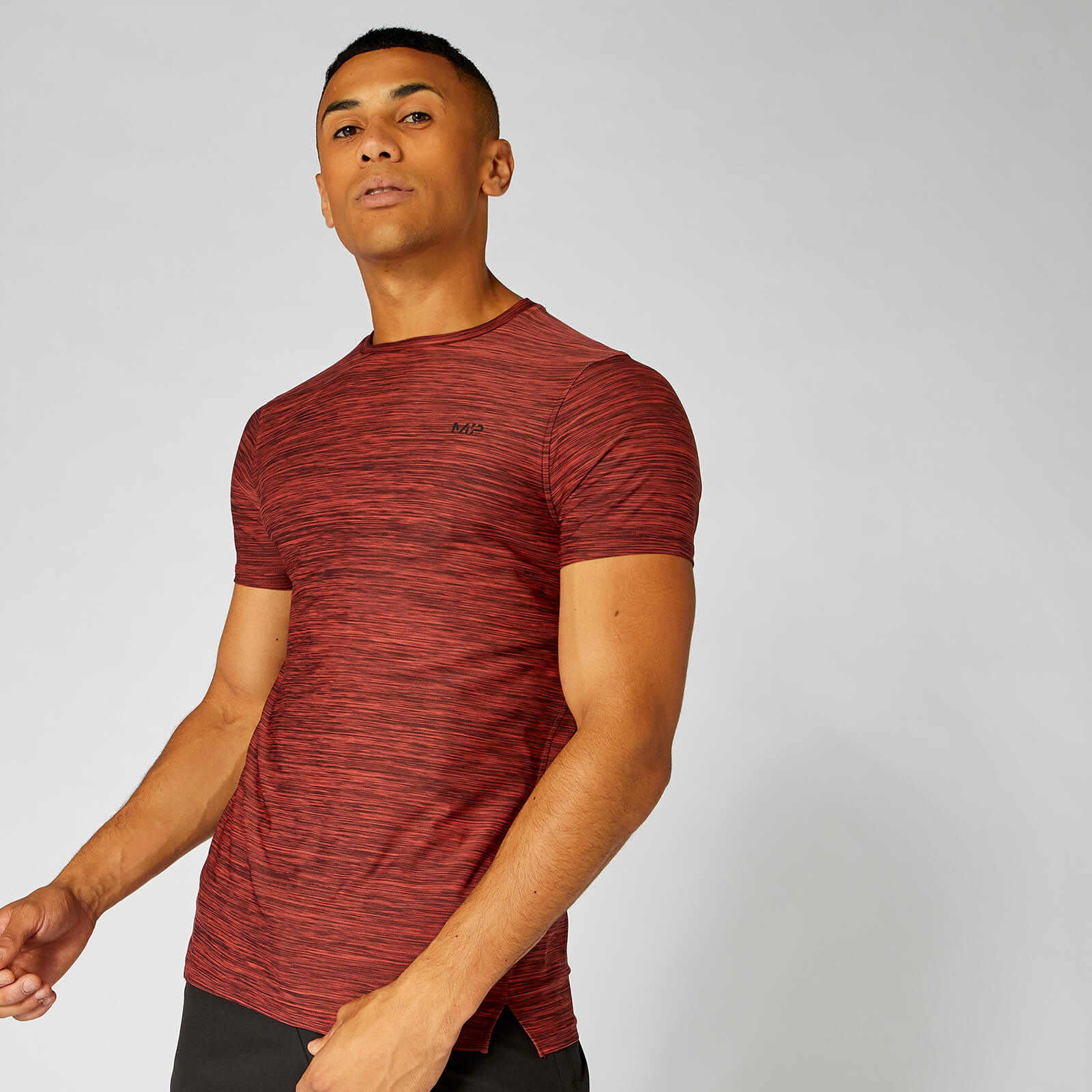 T-Shirt Dry-Tech Infinity — rouge chiné