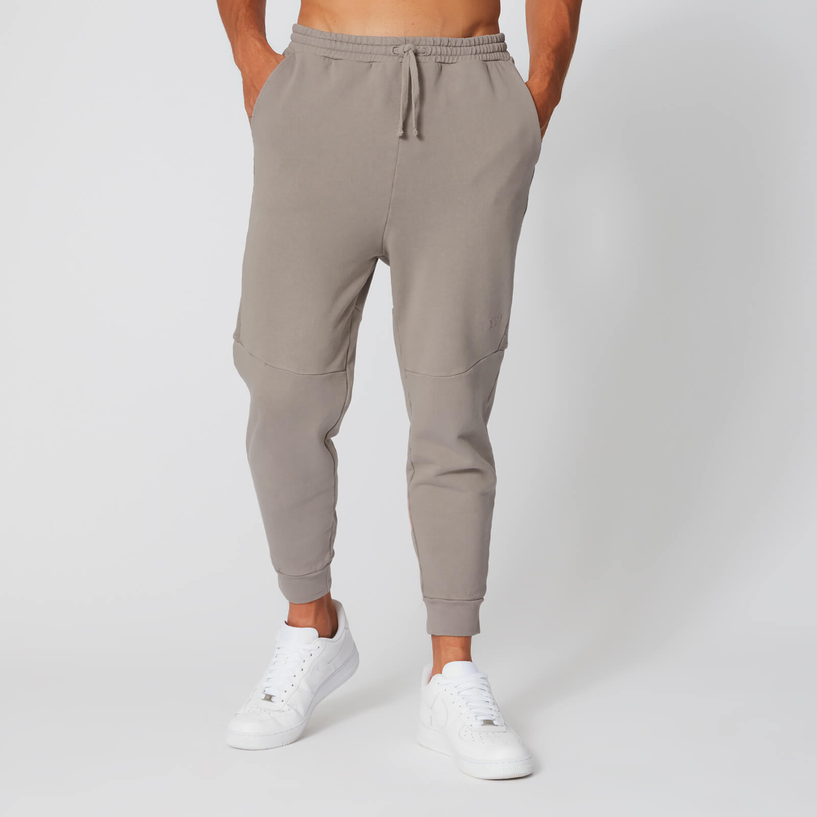 Washed Joggers - Brown