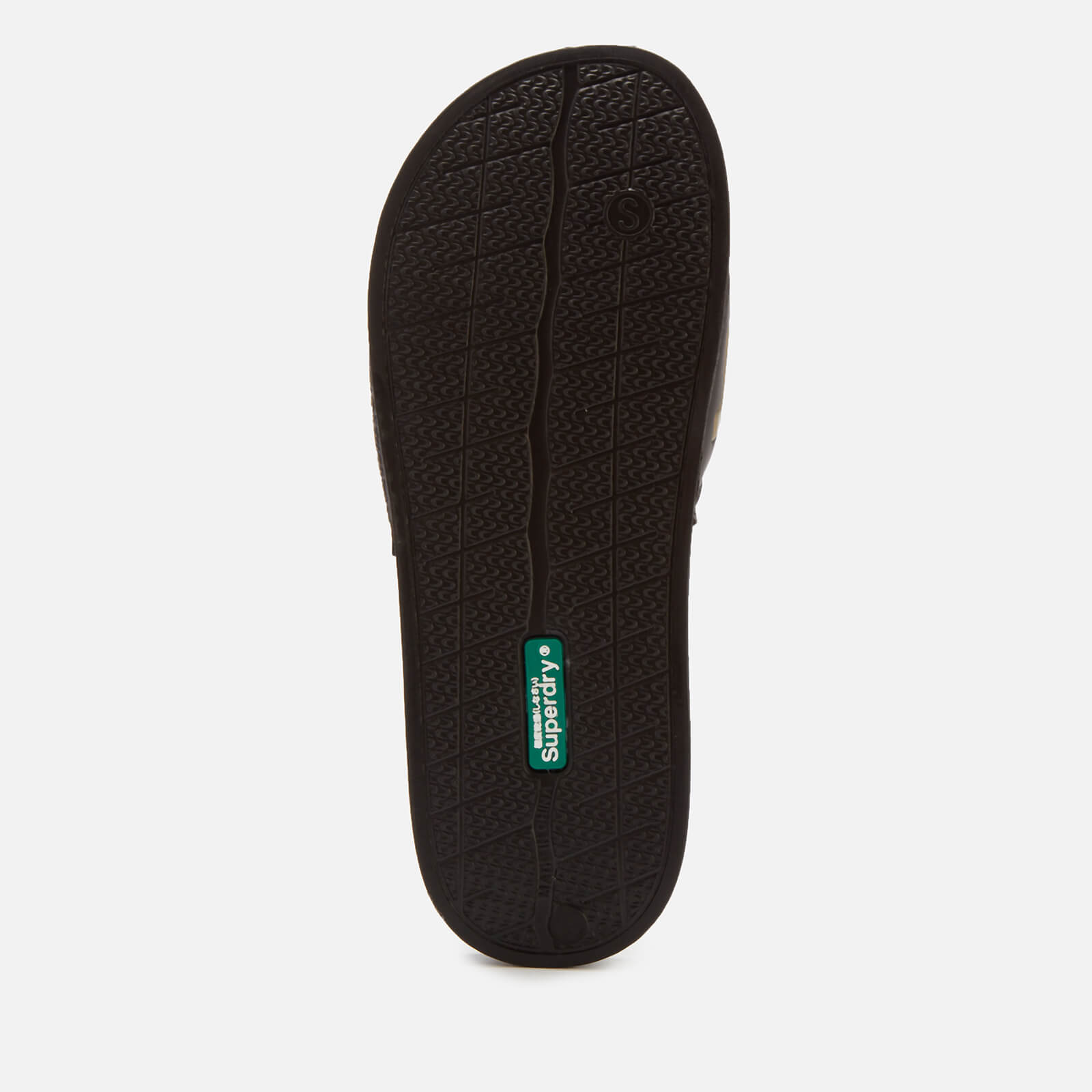 Superdry Women s Beach Slide Sandals Black Pineapple Aop Allsole