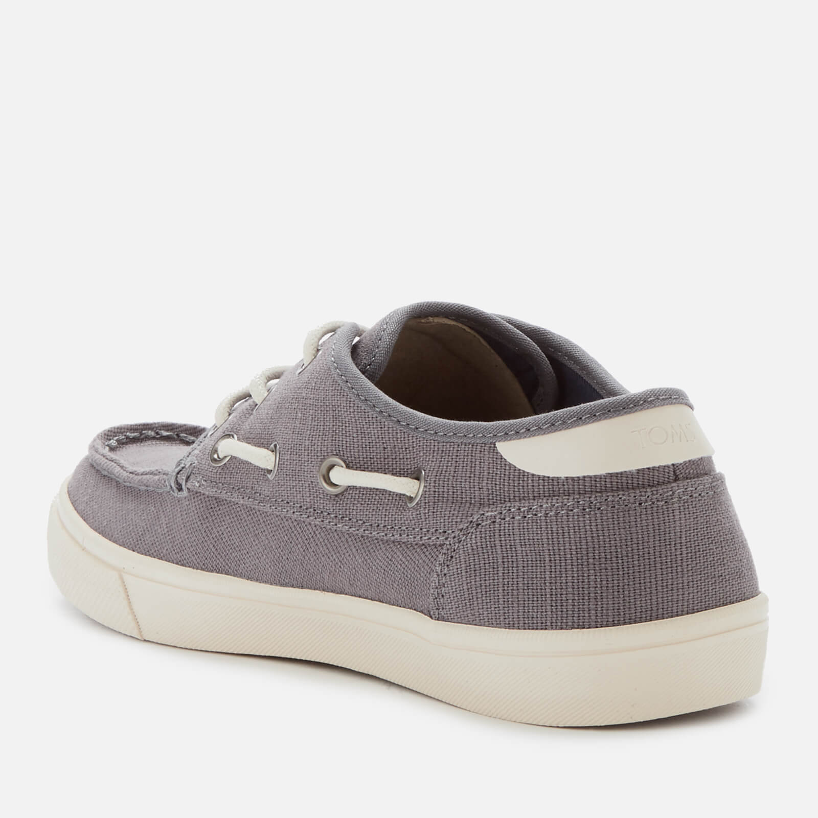 TOMS Men s Dorado Vegan Boat Shoes Grey Allsole
