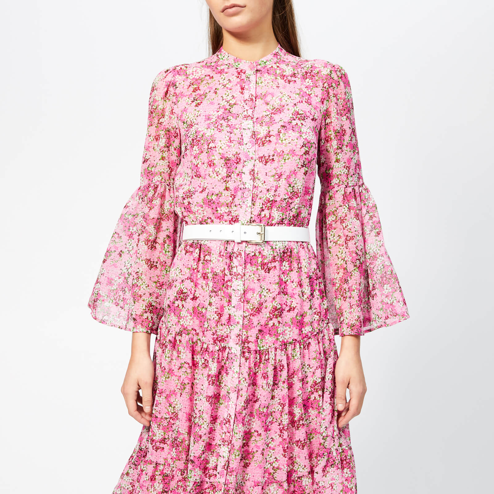 MICHAEL MICHAEL KORS Women s Enchanted Bloom Dress Hibiscus Coggles